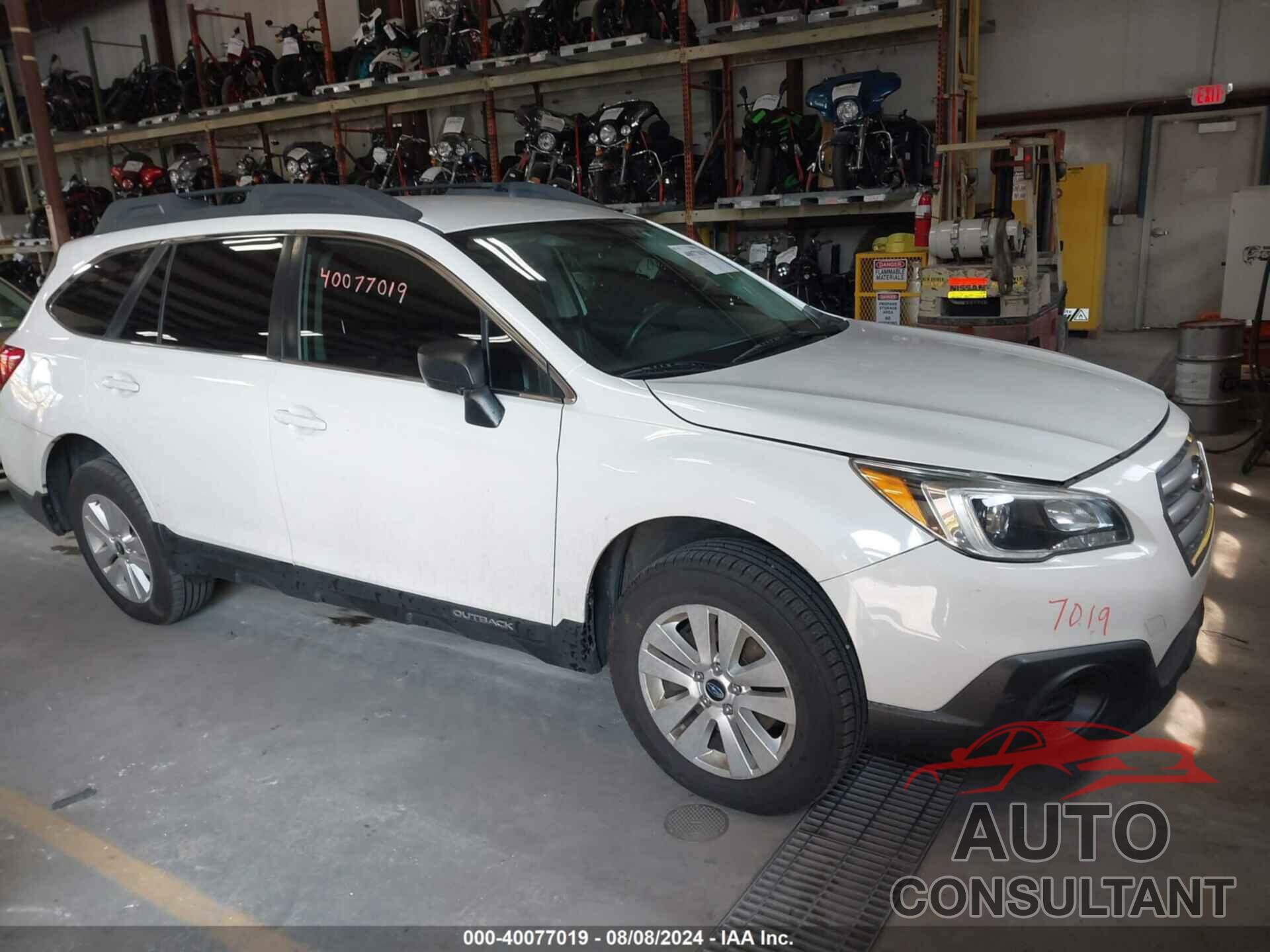 SUBARU OUTBACK 2017 - 4S4BSAAC9H3285627