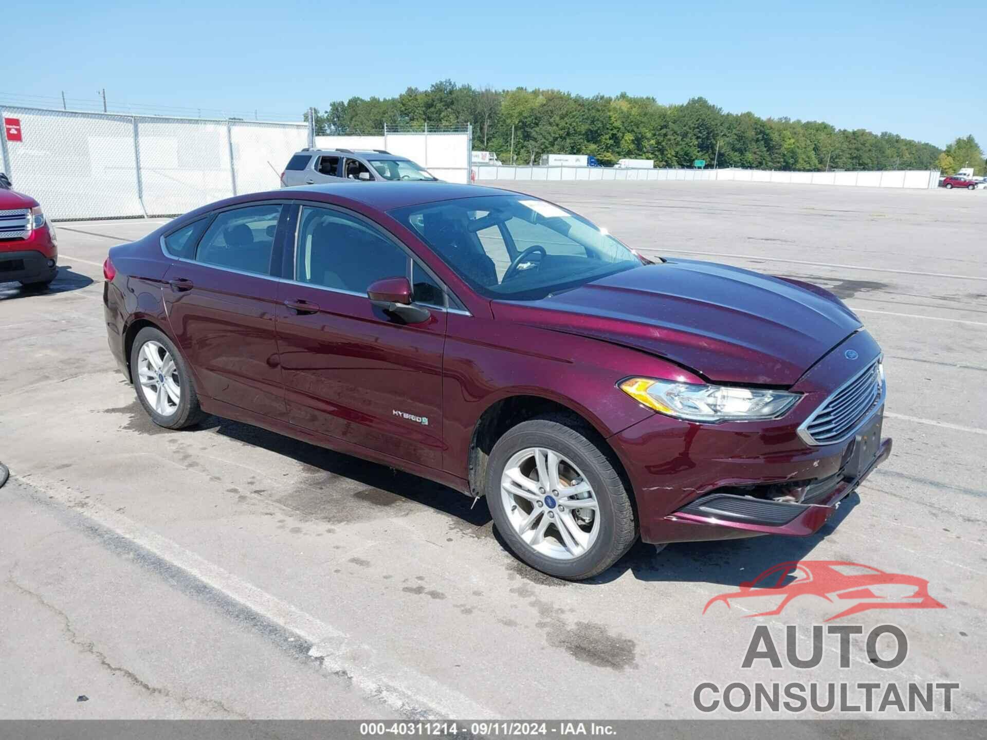 FORD FUSION HYBRID 2018 - 3FA6P0LU2JR280399