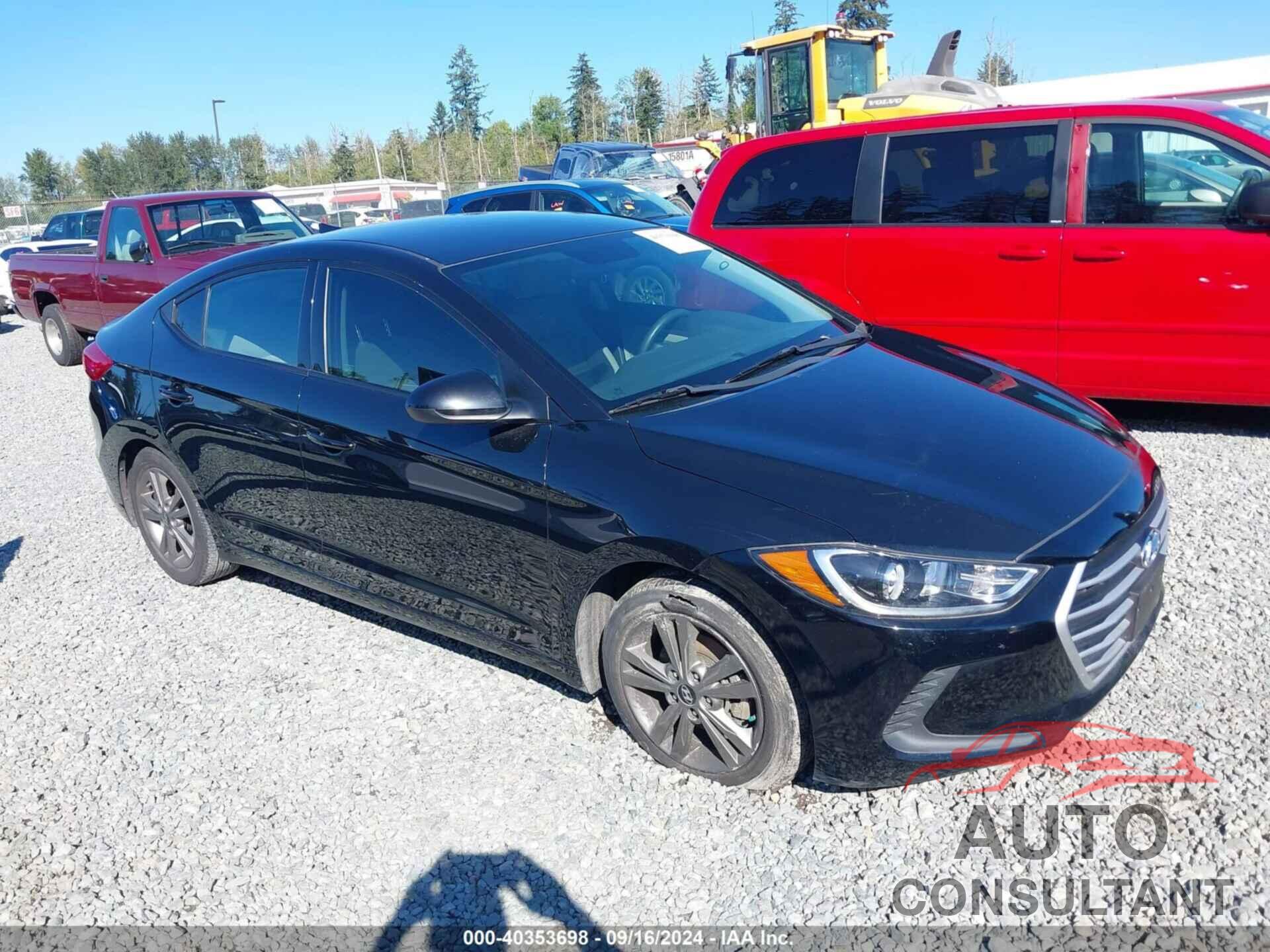 HYUNDAI ELANTRA 2018 - 5NPD84LF7JH249918