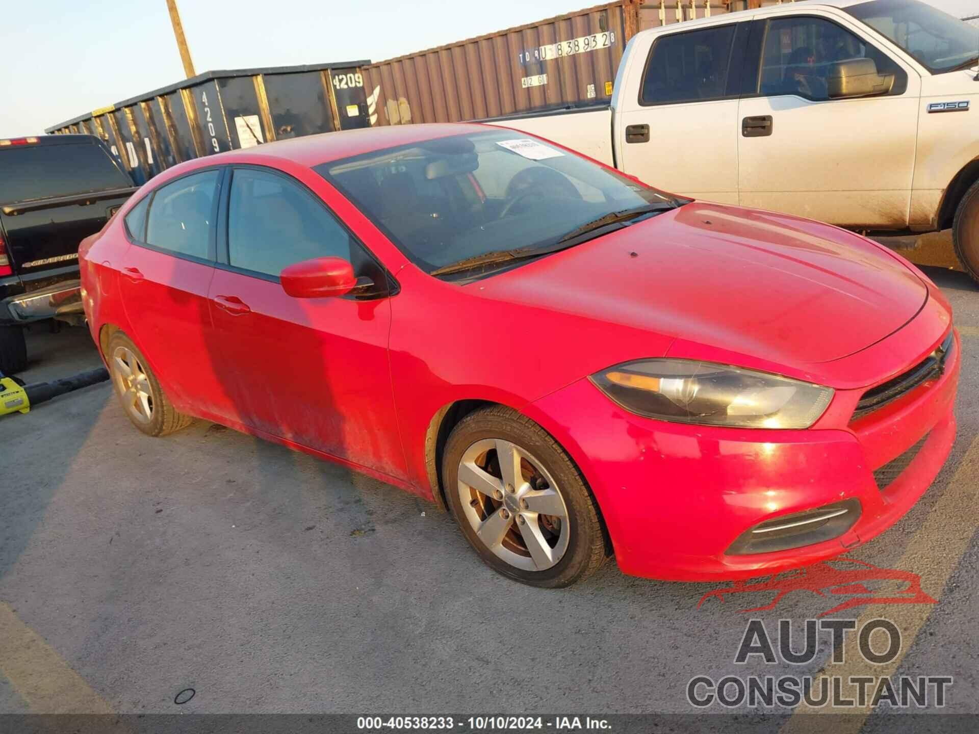 DODGE DART 2016 - 1C3CDFBB1GD609849