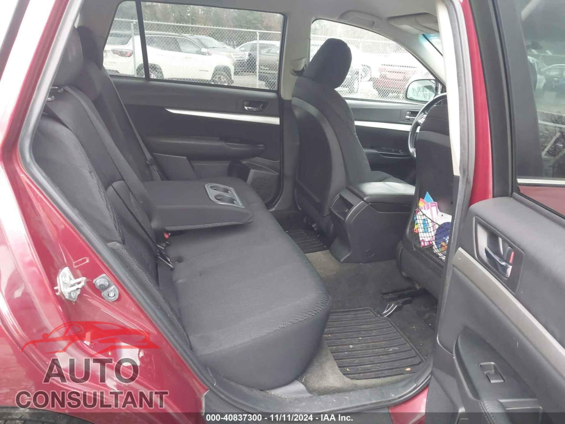 SUBARU OUTBACK 2012 - 4S4BRBCC7C3276139