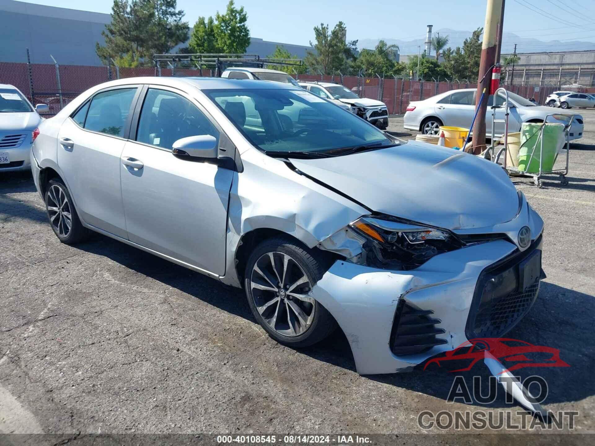 TOYOTA COROLLA 2018 - 5YFBURHE3JP798132