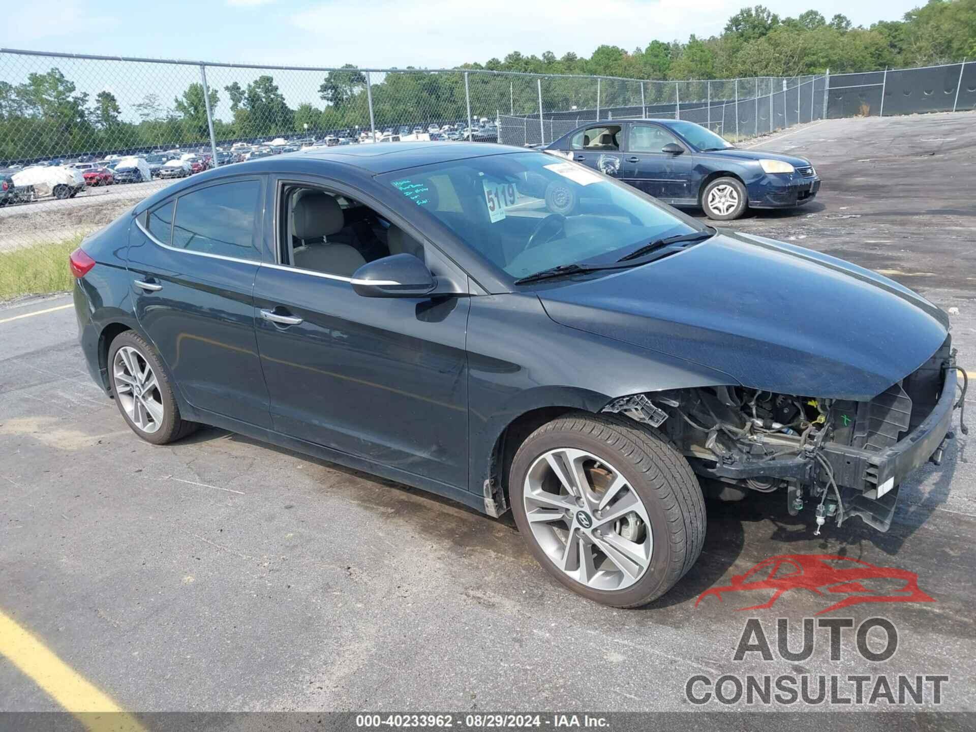 HYUNDAI ELANTRA 2017 - 5NPD84LF1HH007457