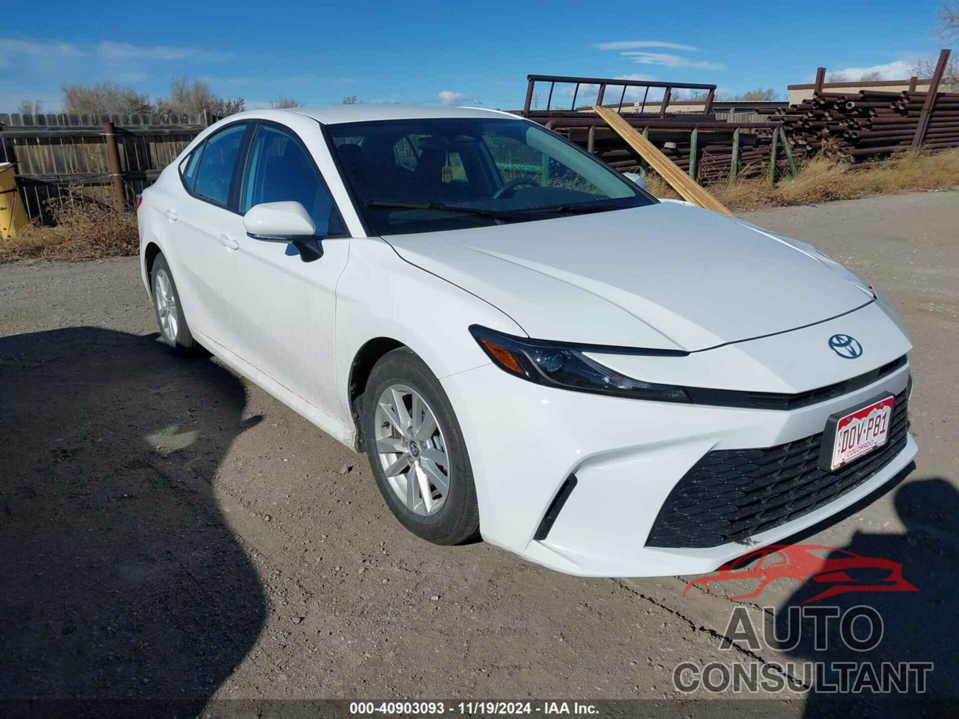TOYOTA CAMRY 2025 - 4T1DAACK6SU034095