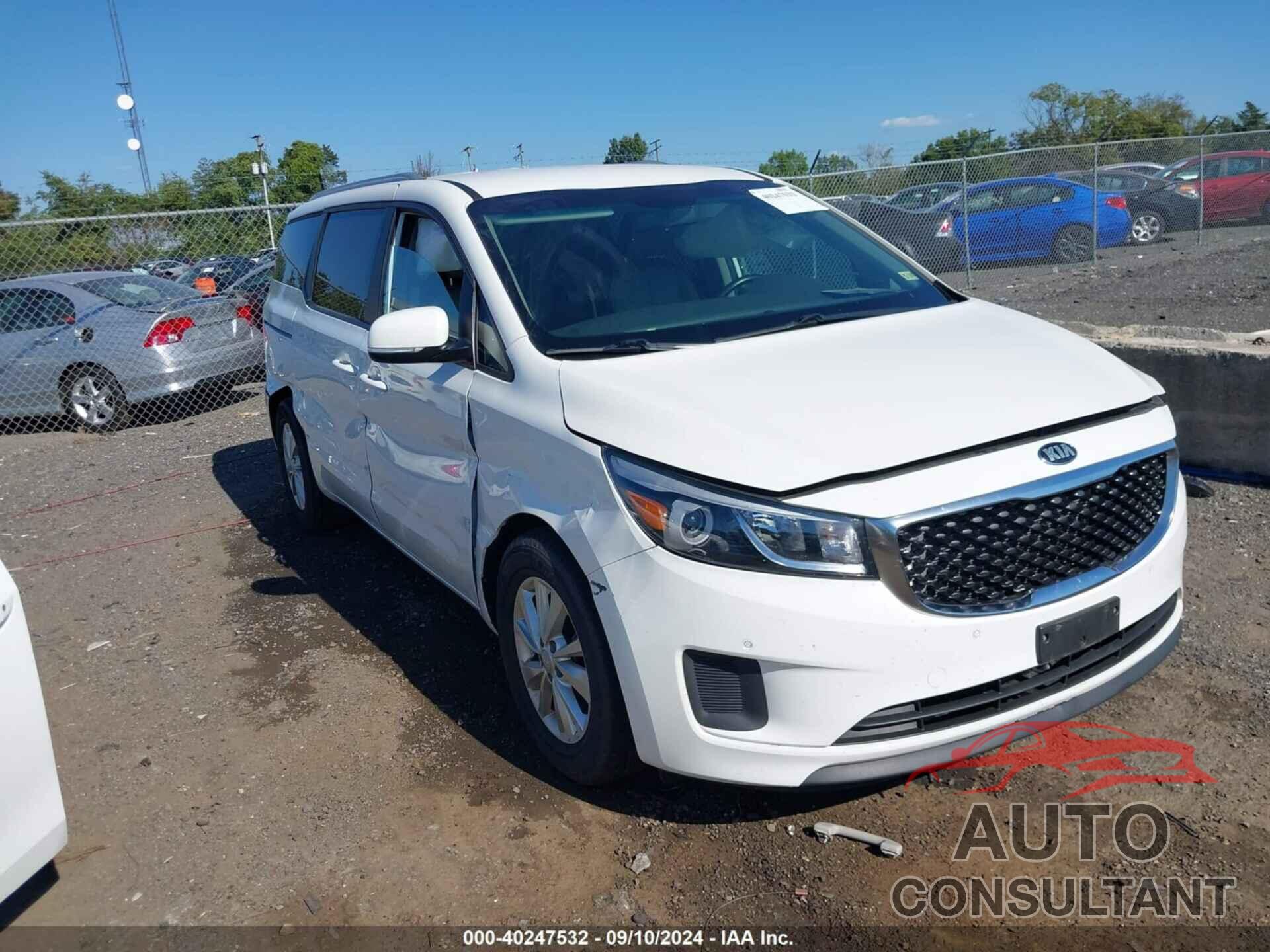 KIA SEDONA 2017 - KNDMB5C19H6310153