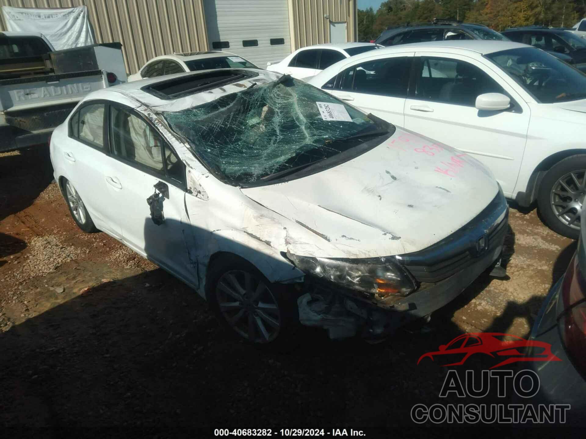 HONDA CIVIC 2012 - 2HGFB2F86CH308353