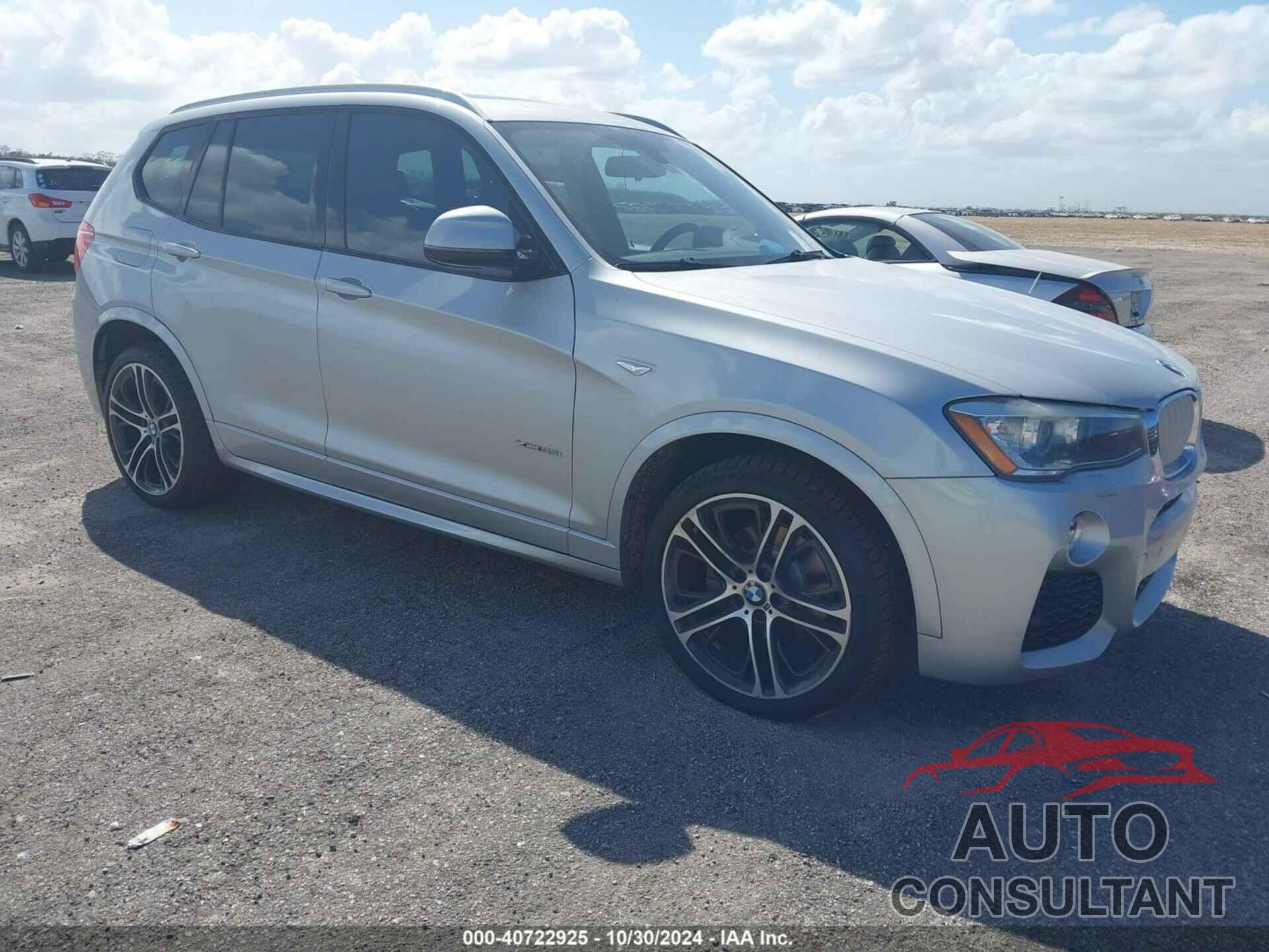 BMW X3 2016 - 5UXWX7C53G0S16780