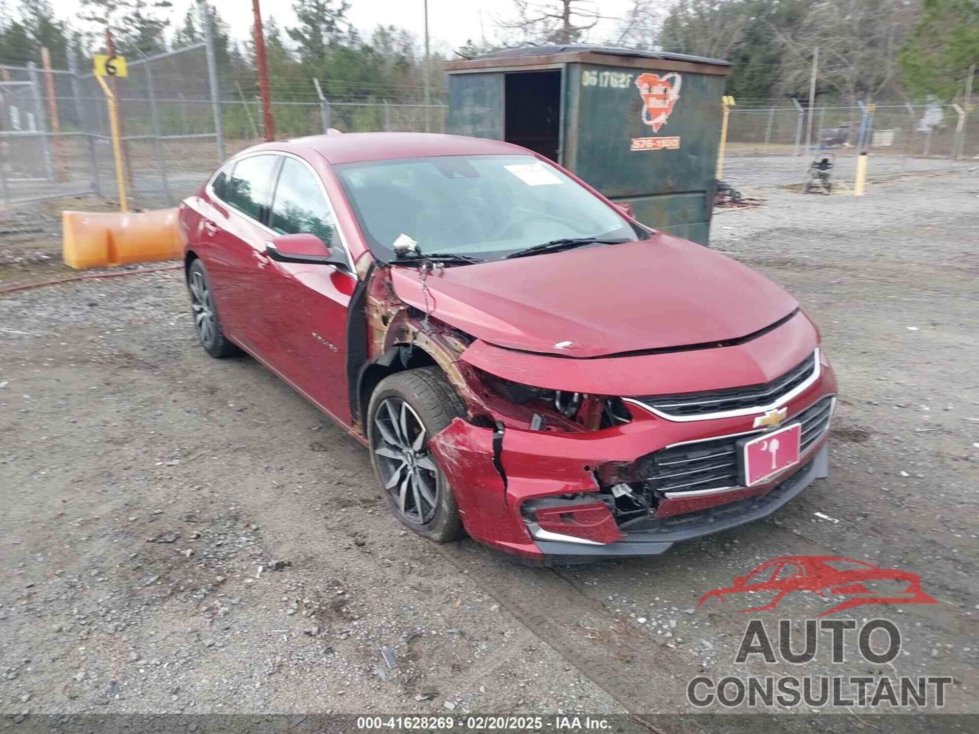 CHEVROLET MALIBU 2017 - 1G1ZE5ST0HF268089