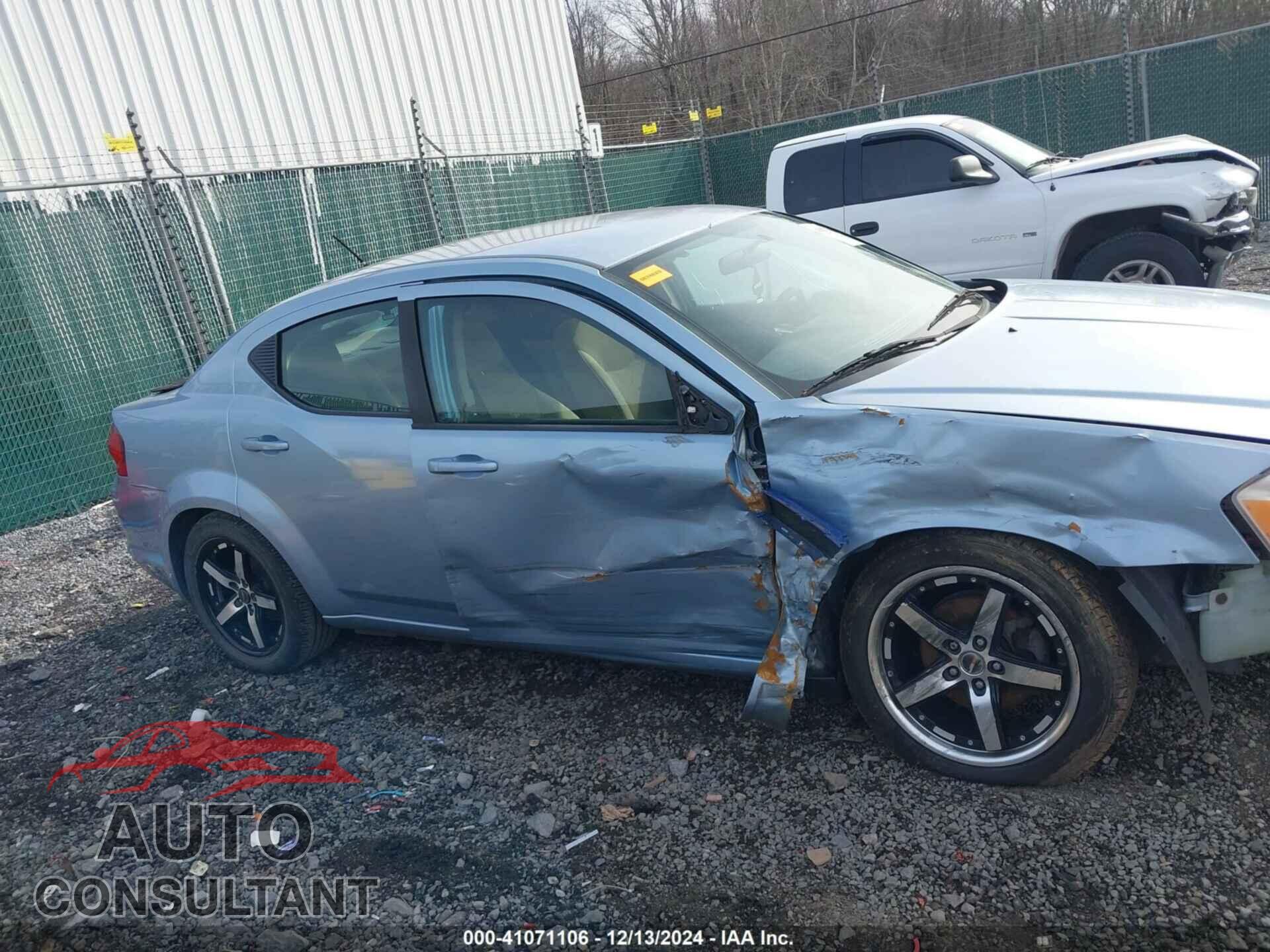 DODGE AVENGER 2013 - 1C3CDZAB2DN536502