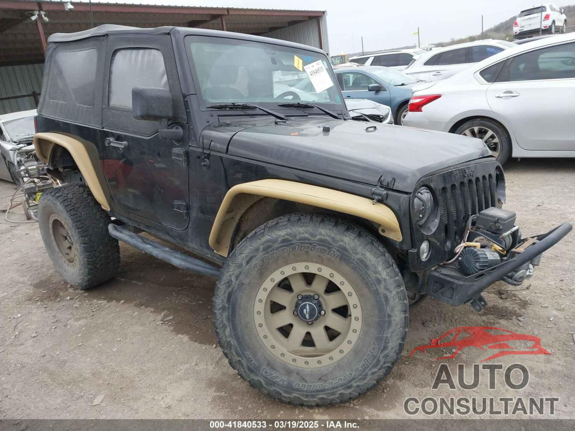 JEEP WRANGLER 2016 - 1C4AJWAG9GL132358