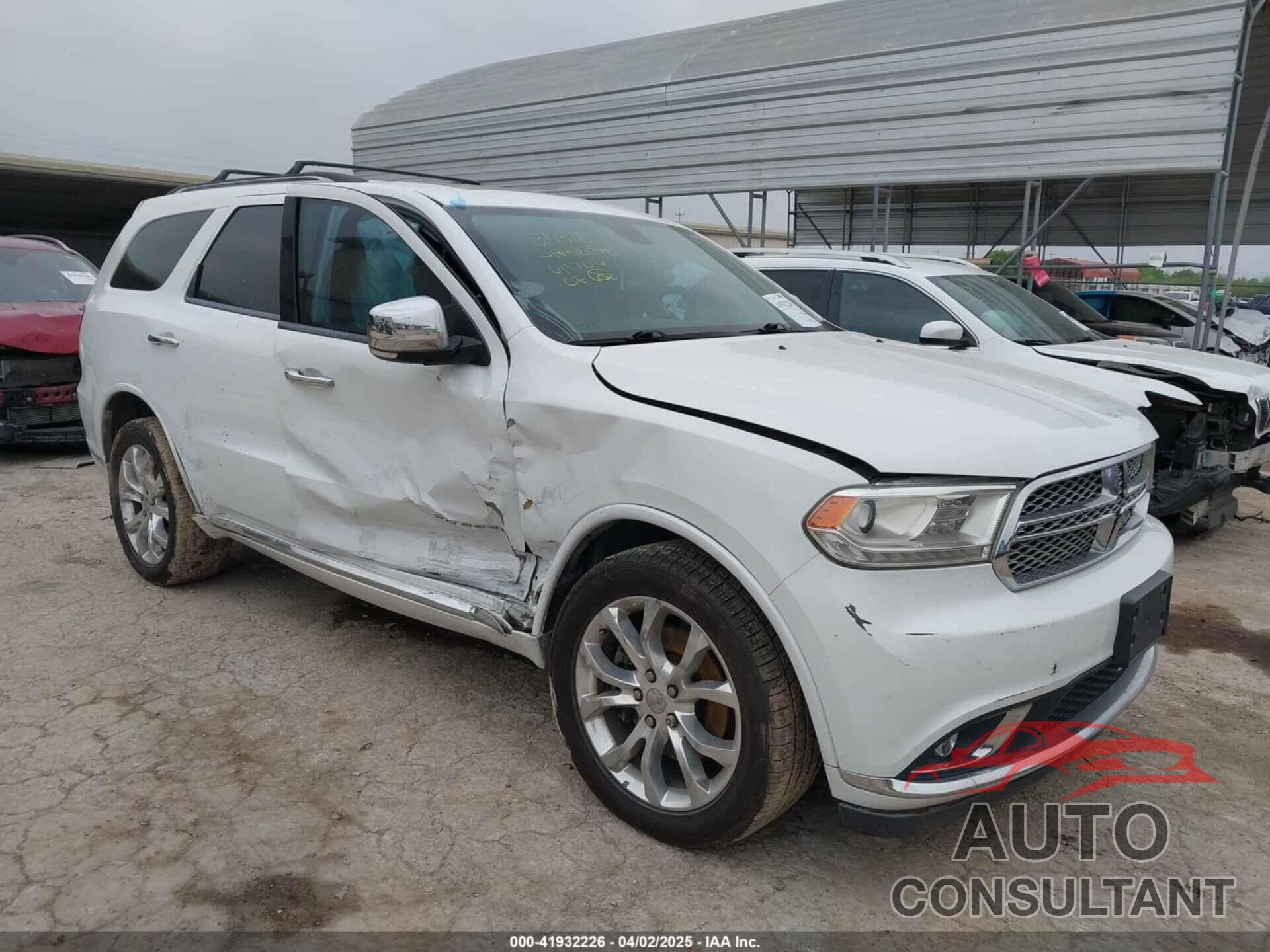 DODGE DURANGO 2017 - 1C4RDJEG1HC611706