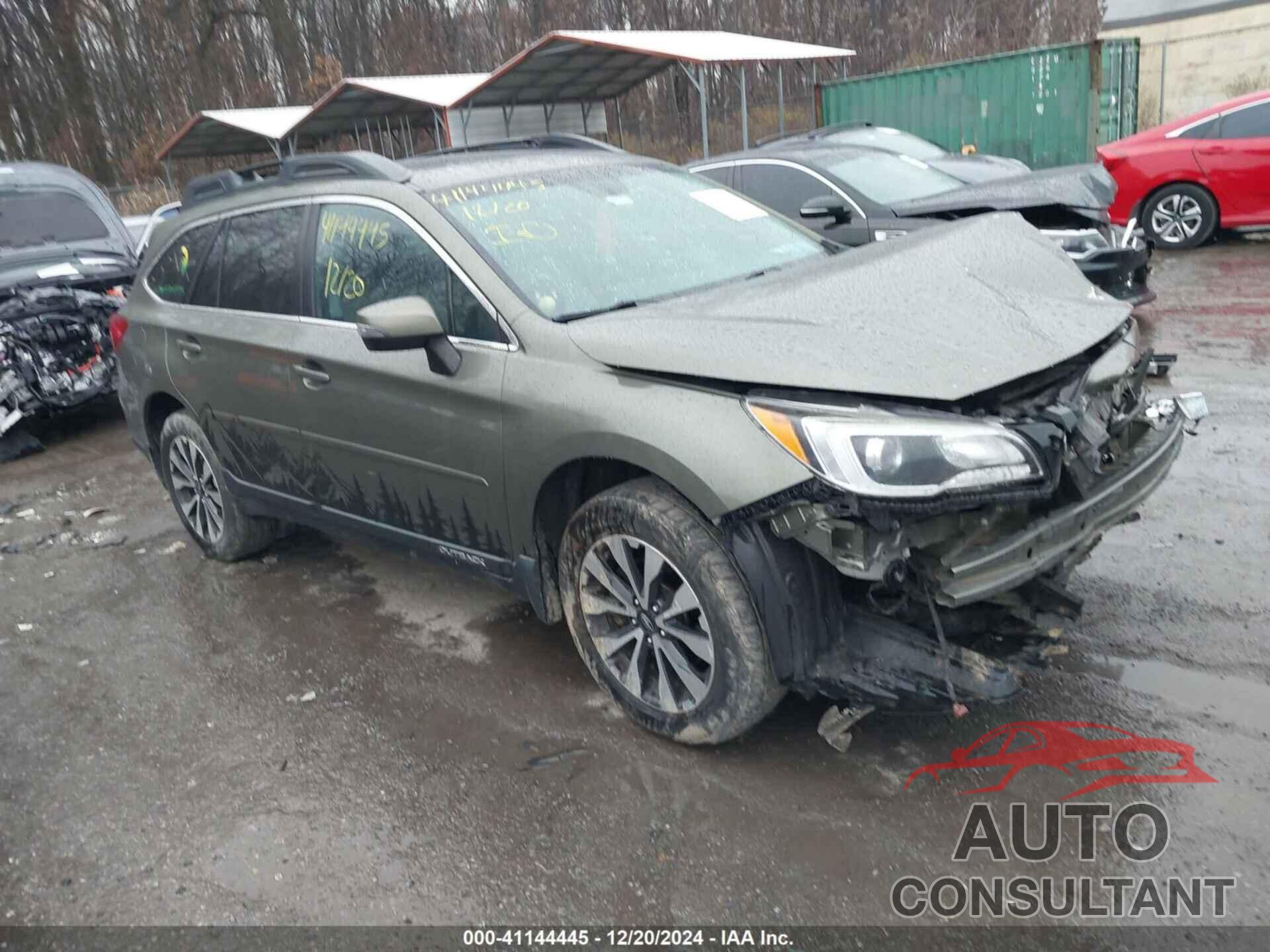 SUBARU OUTBACK 2016 - 4S4BSENC1G3350227