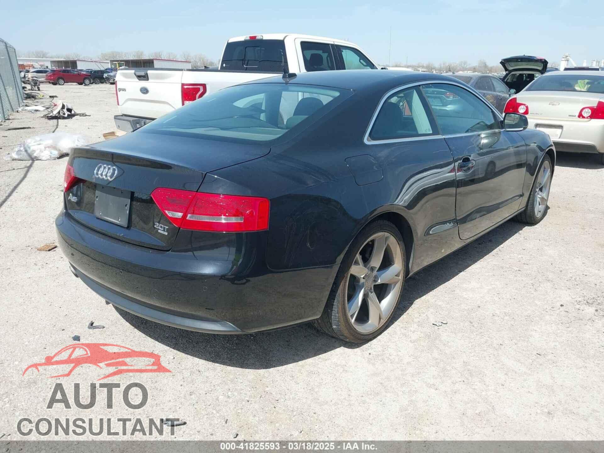 AUDI A5 2012 - WAULFAFR0CA024284