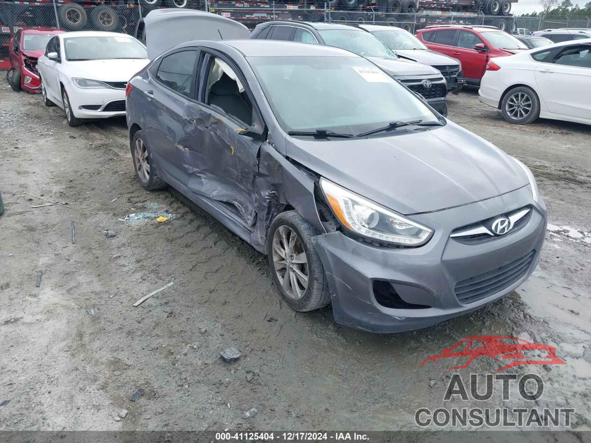 HYUNDAI ACCENT 2014 - KMHCU4AE6EU605476