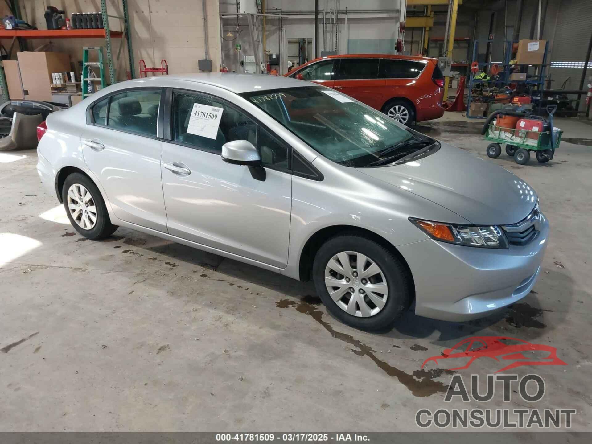 HONDA CIVIC 2012 - 19XFB2F58CE067475