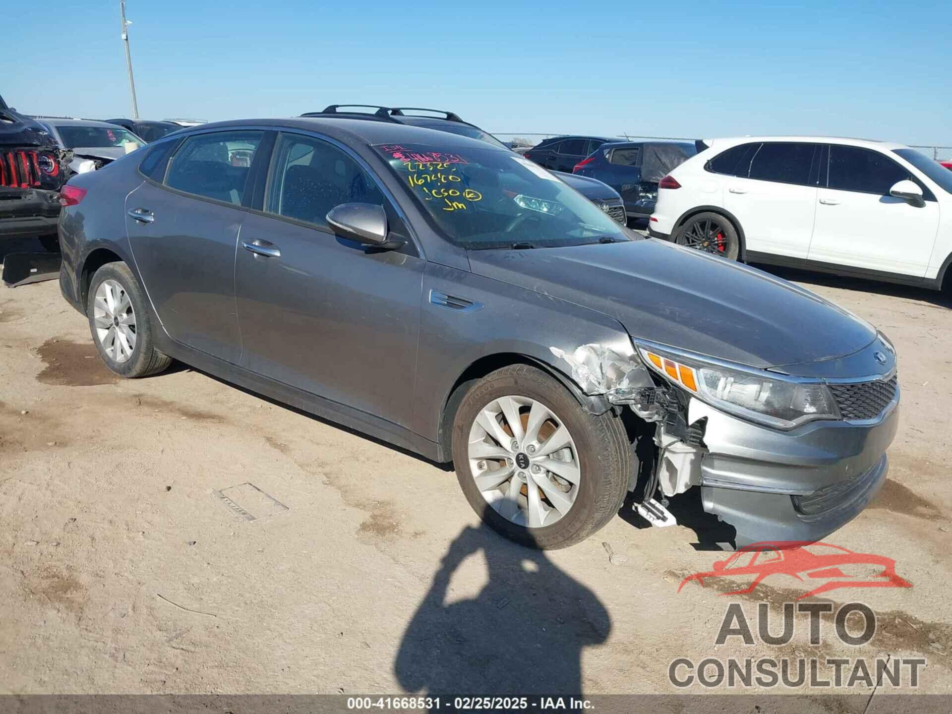 KIA OPTIMA 2018 - 5XXGT4L32JG254229