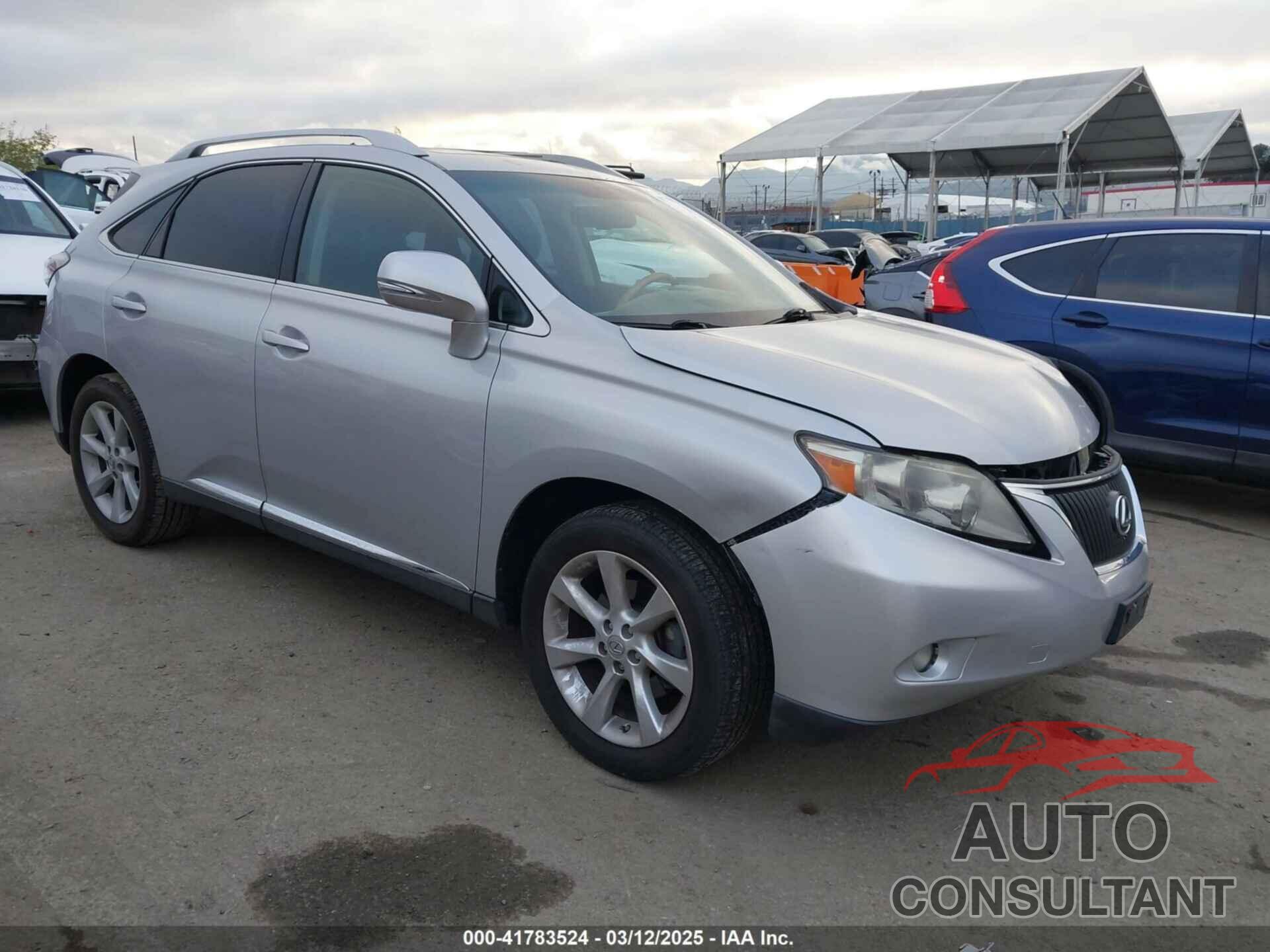 LEXUS RX 350 2011 - 2T2ZK1BA0BC044579