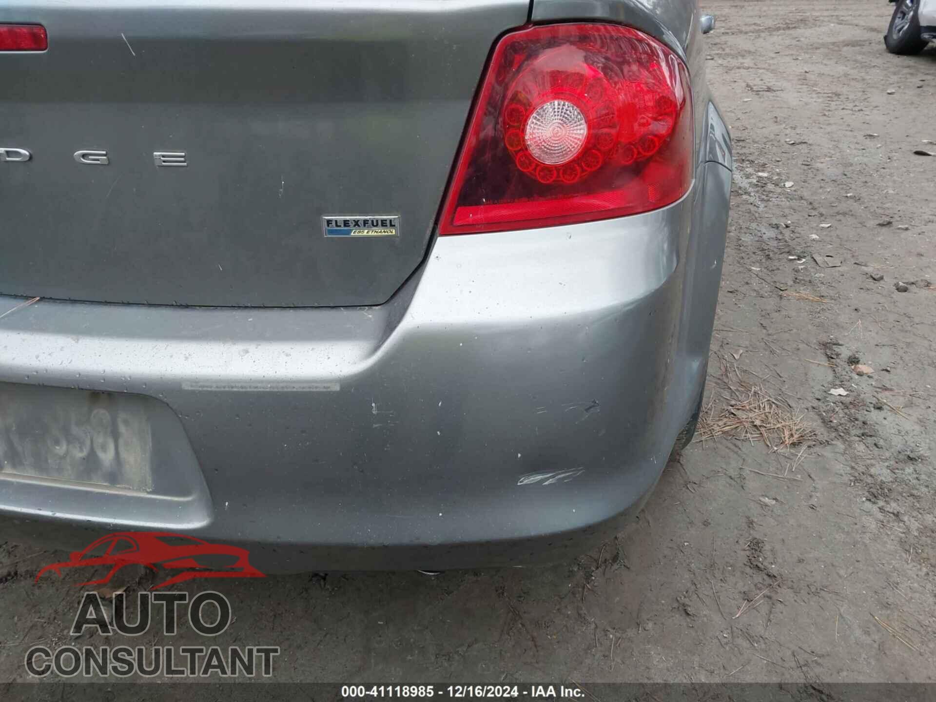 DODGE AVENGER 2012 - 1C3CDZAG4CN310049