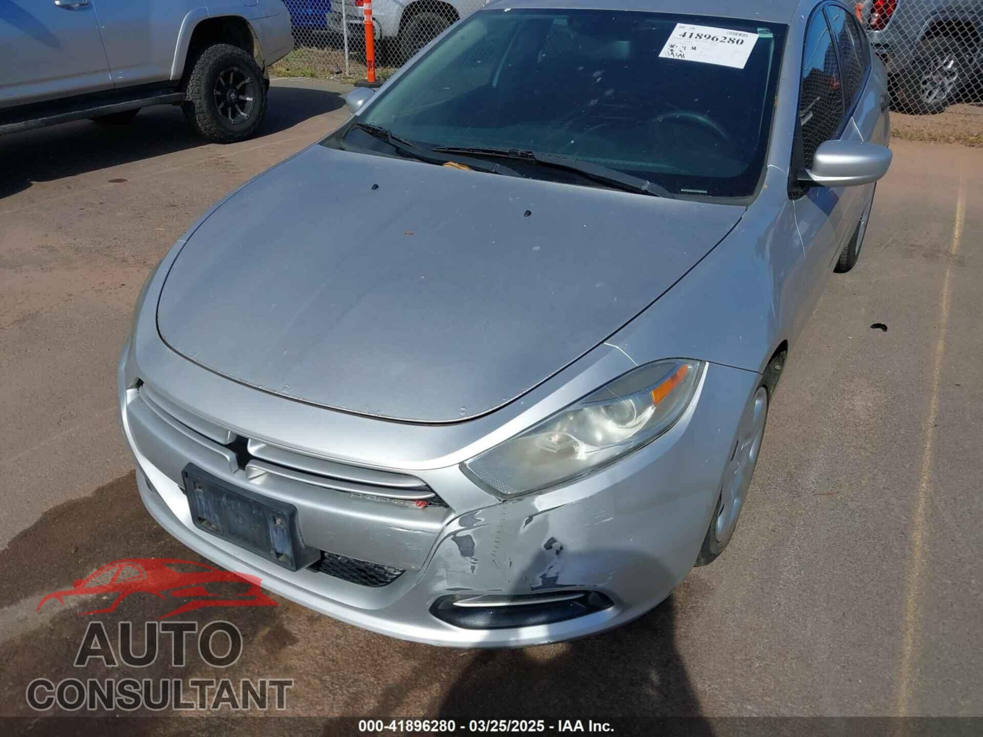 DODGE DART 2013 - 1C3CDFAA2DD175784