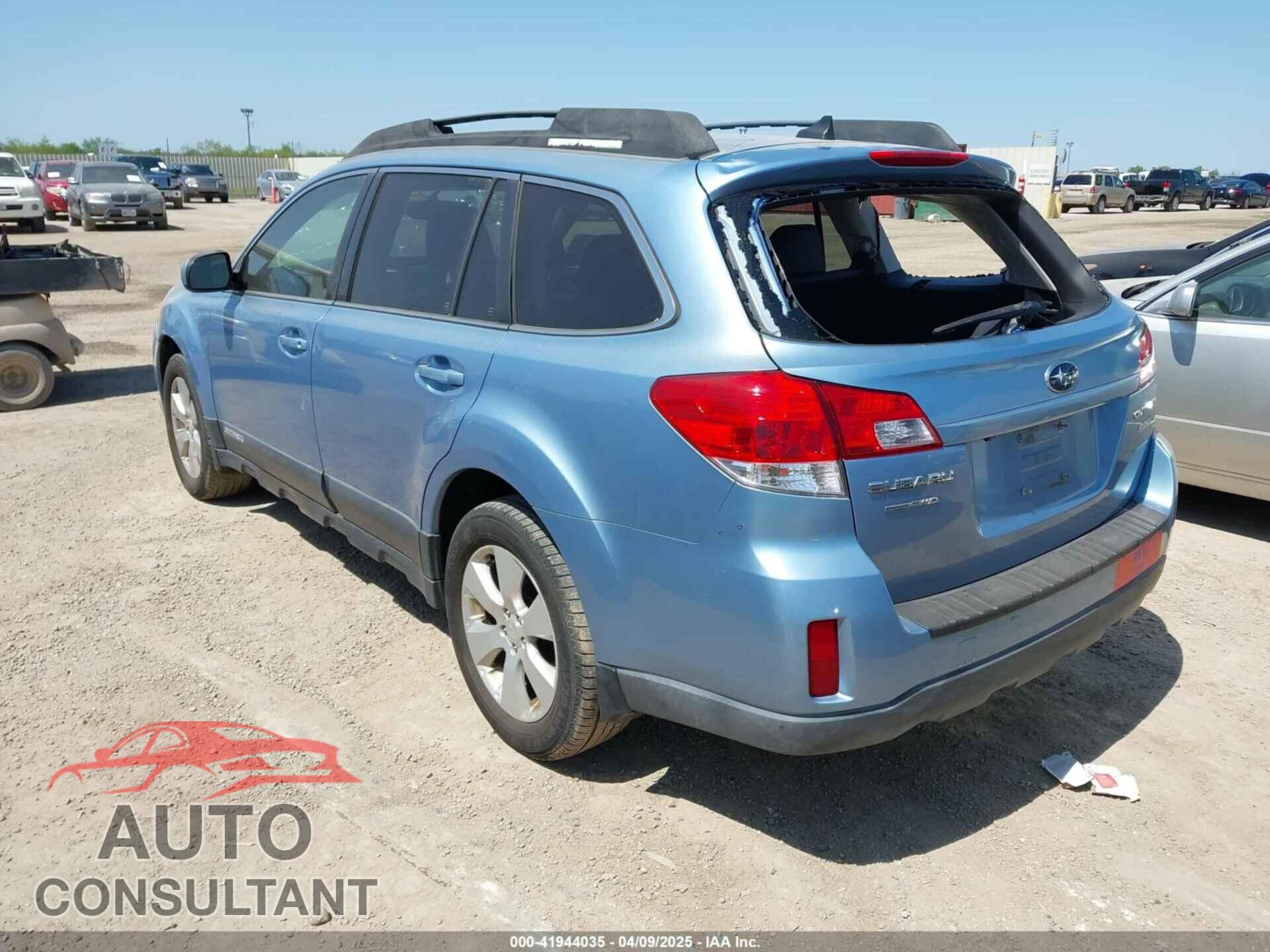 SUBARU OUTBACK 2011 - 4S4BRBLC2B3405502
