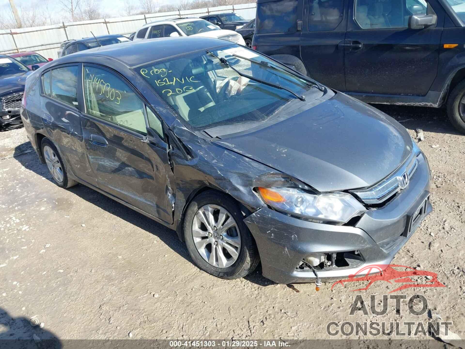 HONDA INSIGHT 2013 - JHMZE2H74DS001344