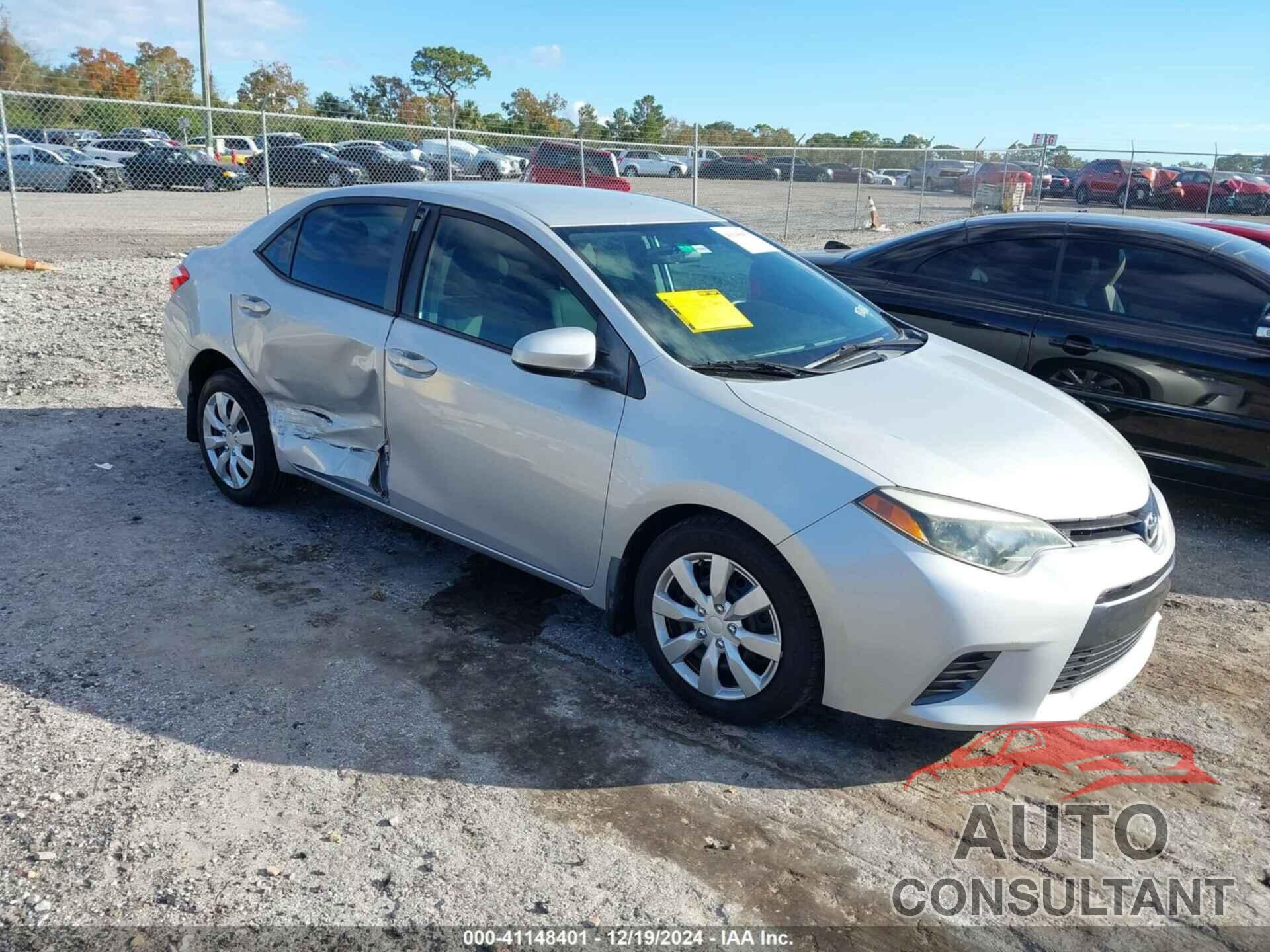 TOYOTA COROLLA 2016 - 2T1BURHE3GC495392