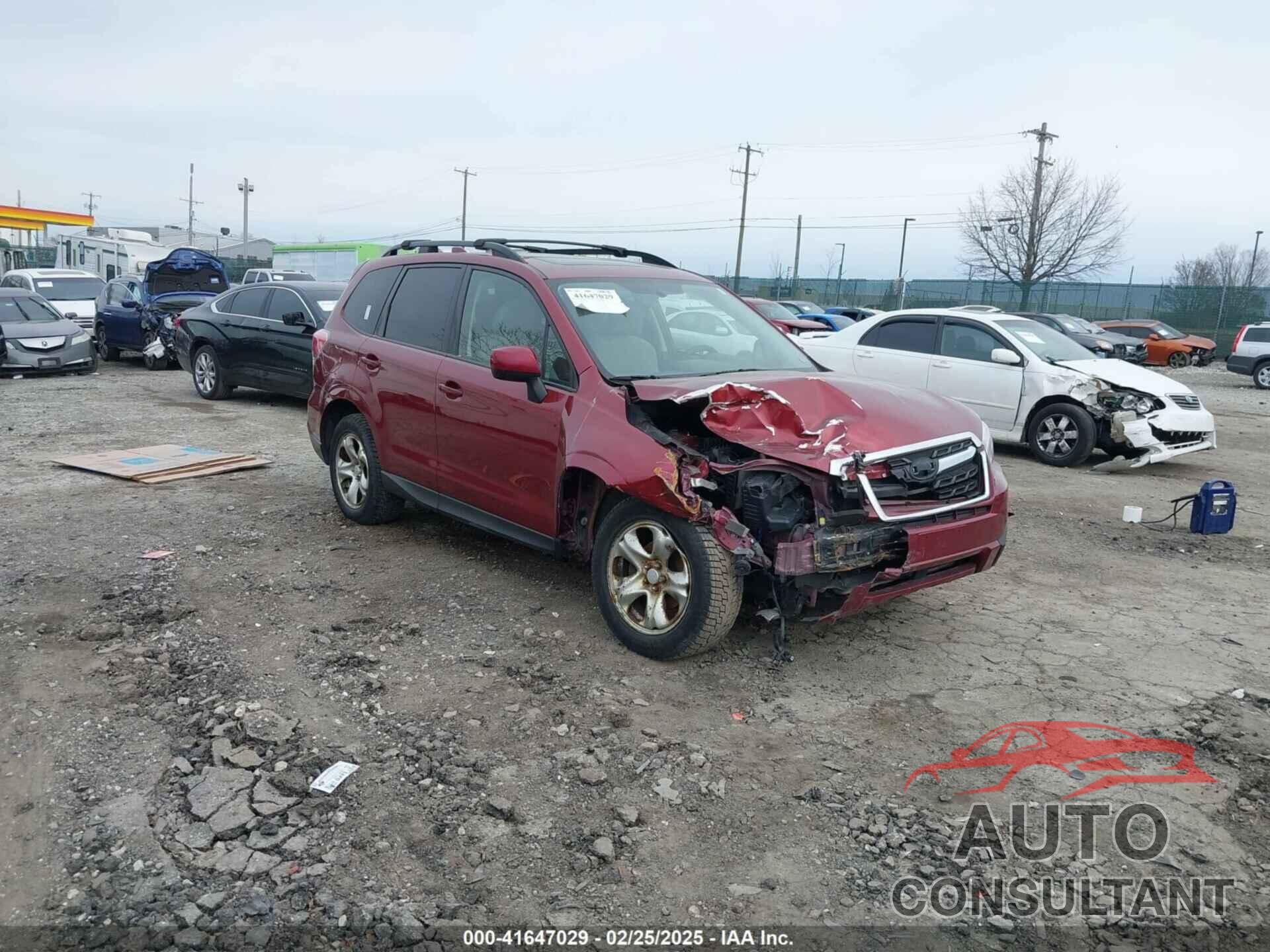 SUBARU FORESTER 2017 - JF2SJAEC4HG462614