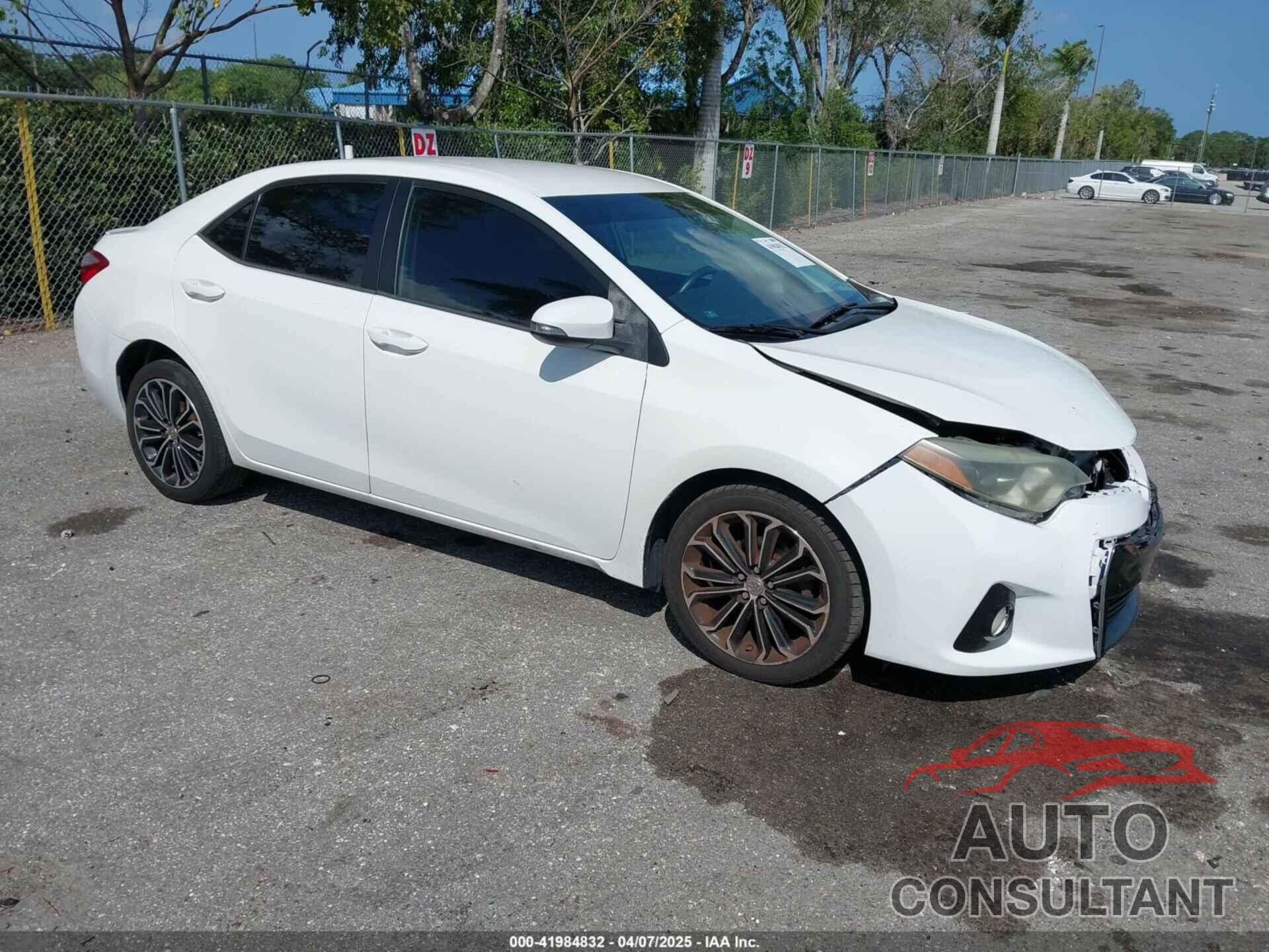 TOYOTA COROLLA 2014 - 5YFBURHE5EP013969