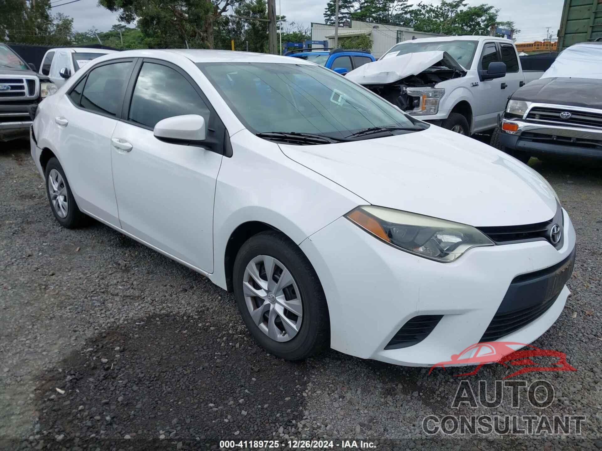 TOYOTA COROLLA 2015 - 2T1BURHE3FC400196