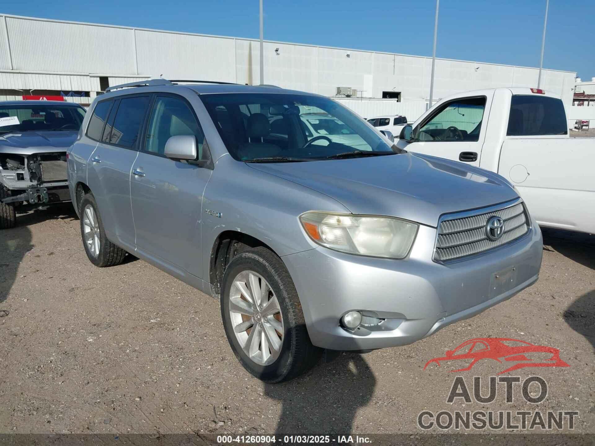 TOYOTA HIGHLANDER HYBRID 2009 - JTEEW44AX92032059