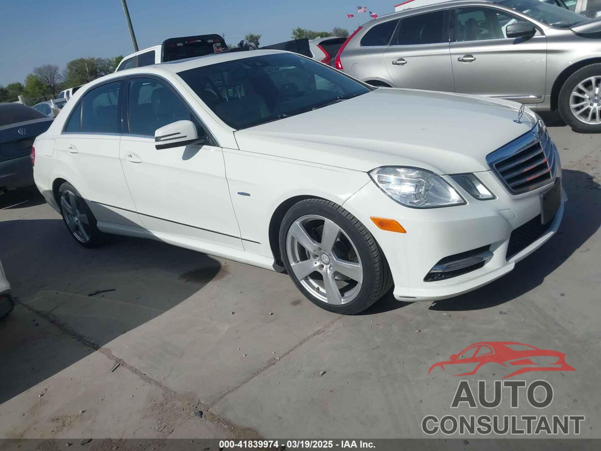 MERCEDES-BENZ E 350 2012 - WDDHF5KB3CA592530