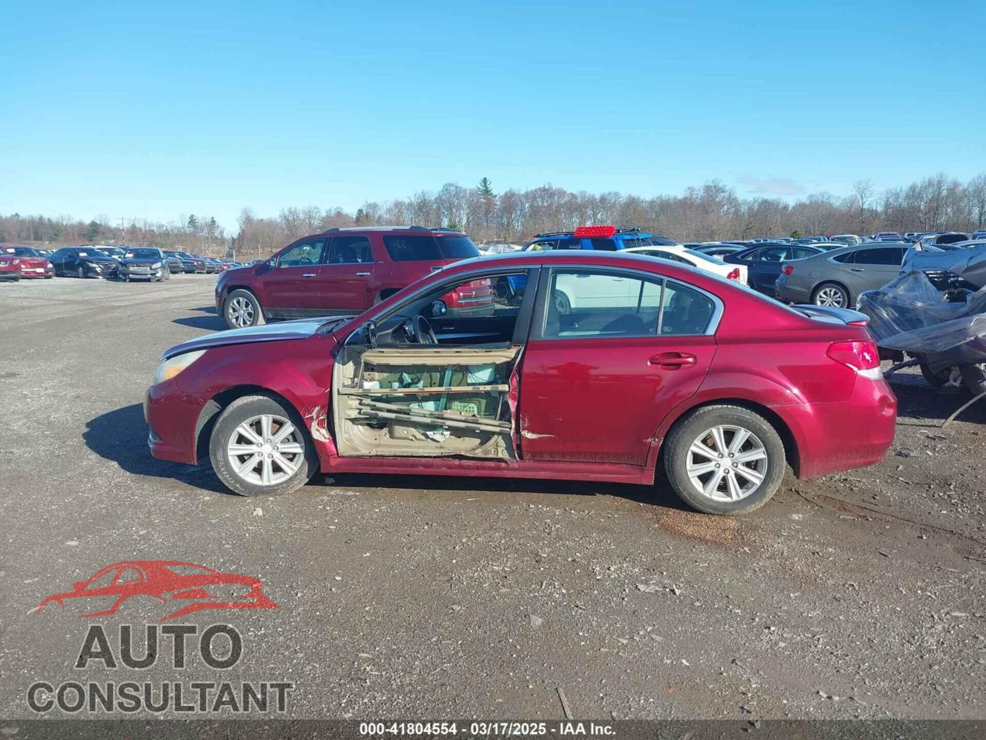 SUBARU LEGACY 2010 - 4S3BMBG69A3235080