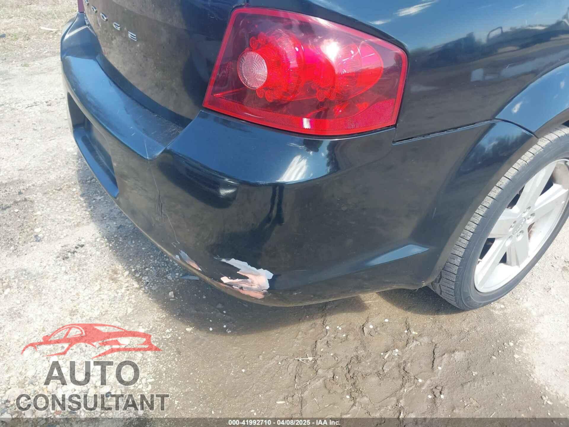 DODGE AVENGER 2013 - 1C3CDZAB0DN655682