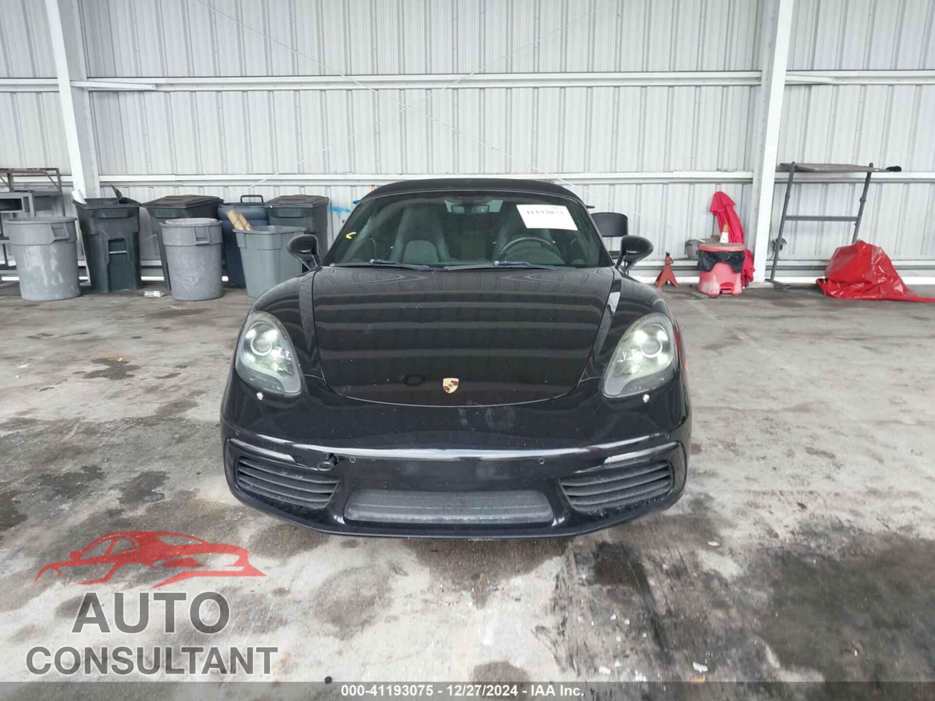 PORSCHE 718 BOXSTER 2017 - WP0CA2A8XHS220370