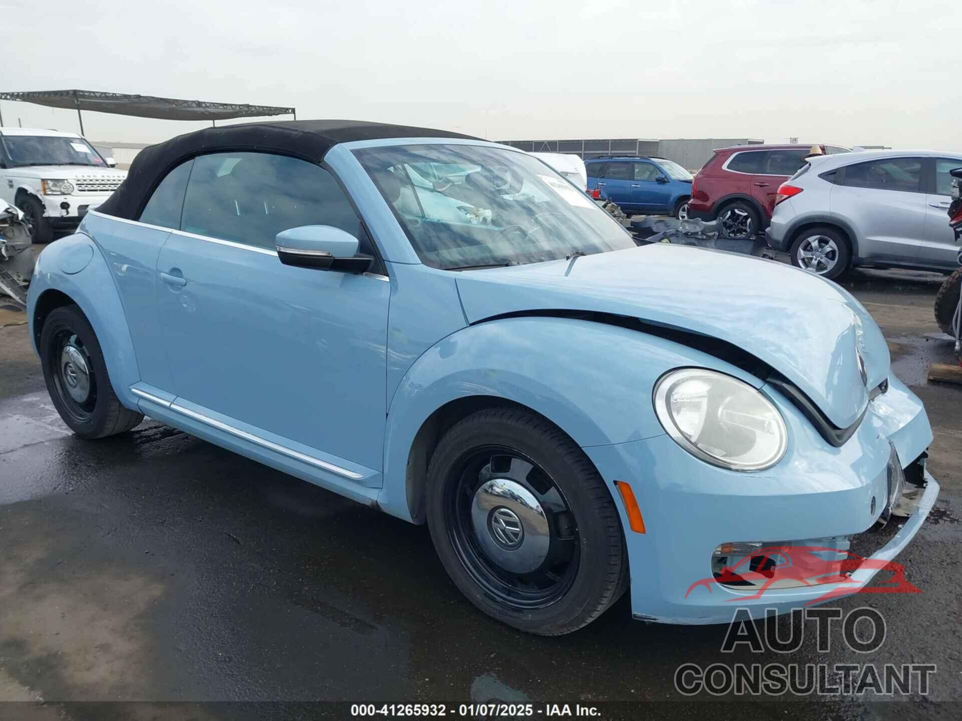 VOLKSWAGEN BEETLE 2013 - 3VW5P7AT8DM827232