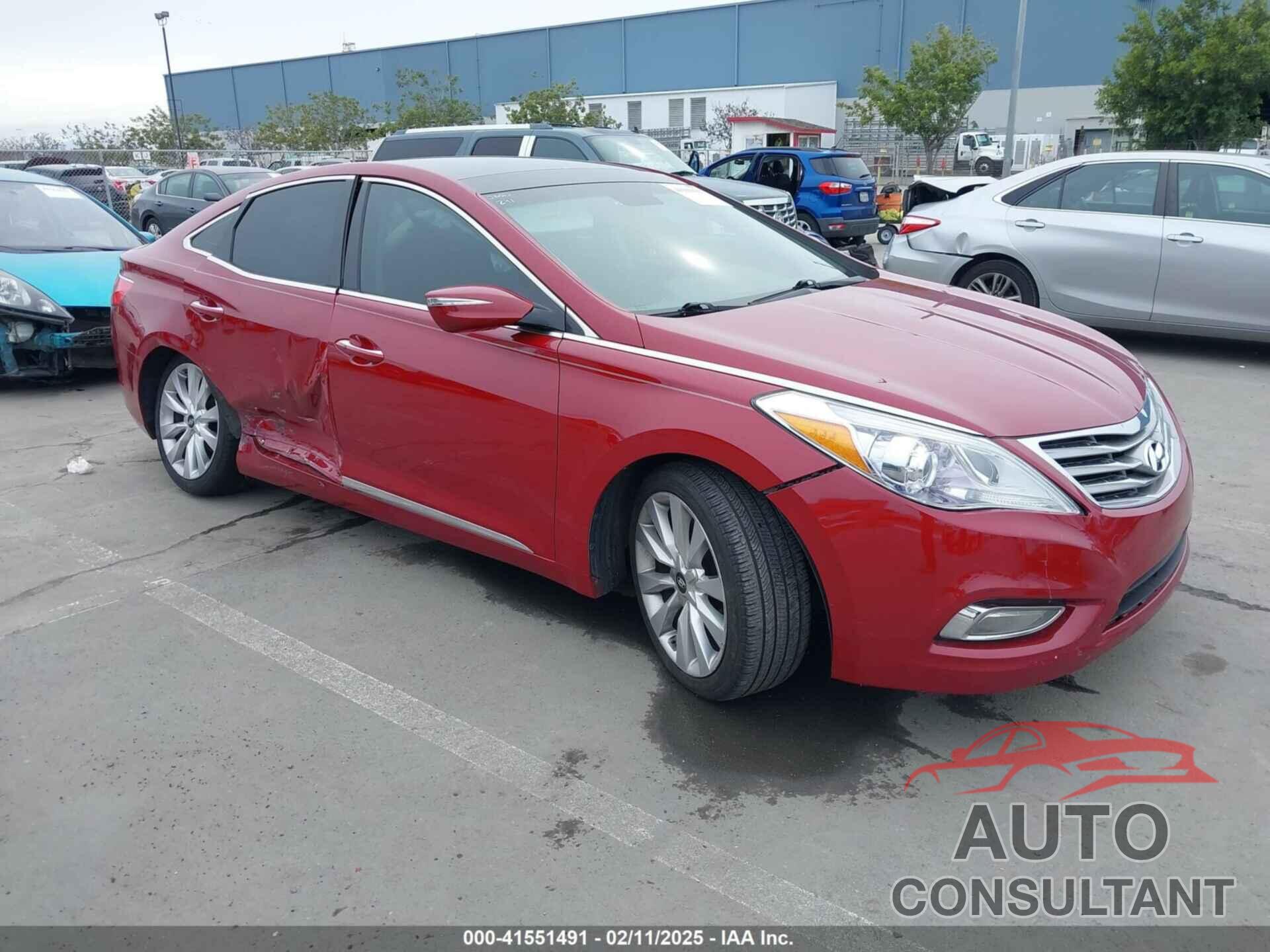 HYUNDAI AZERA 2013 - KMHFH4JG6DA330422