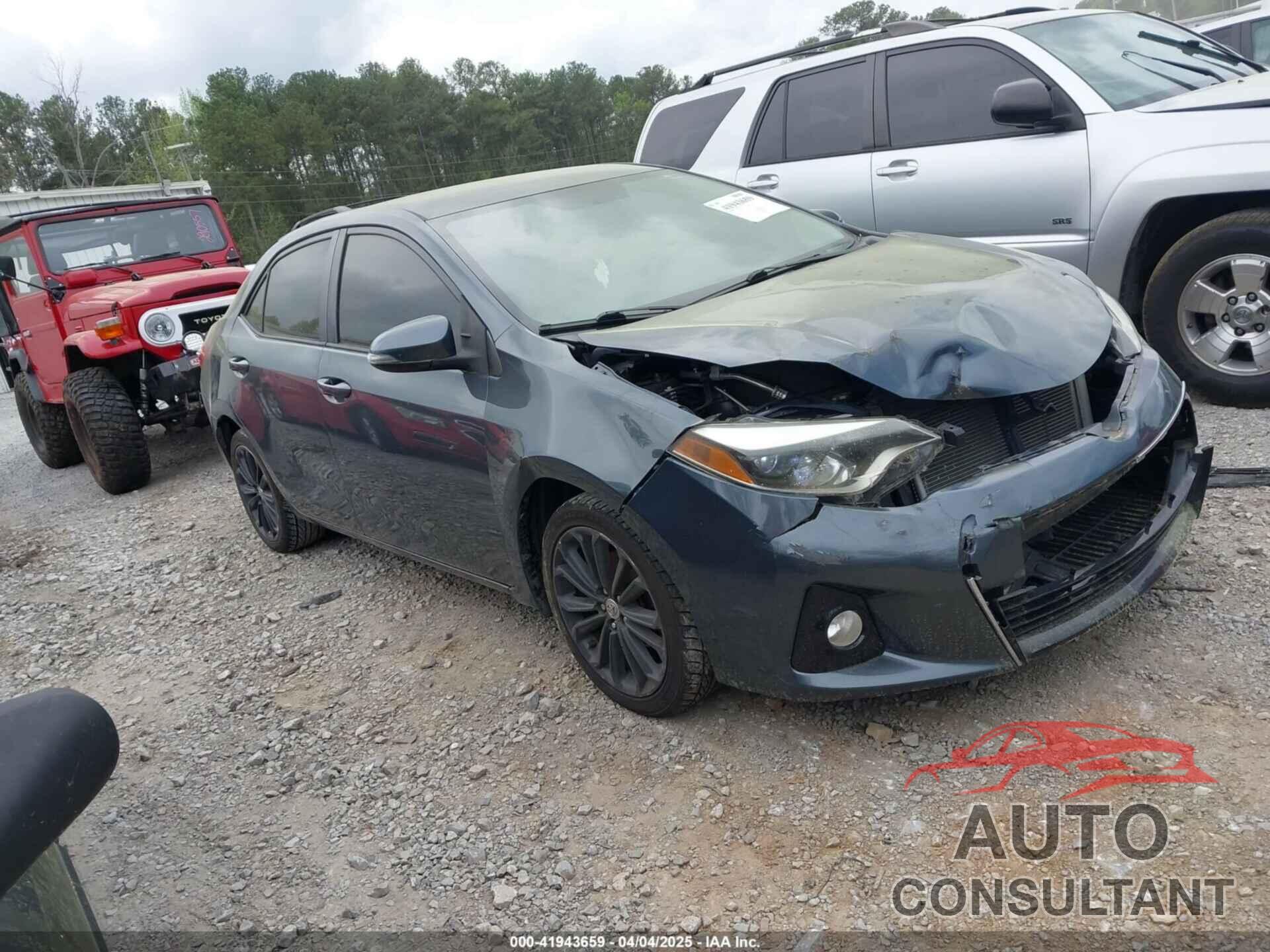TOYOTA COROLLA 2015 - 2T1BURHE6FC273699