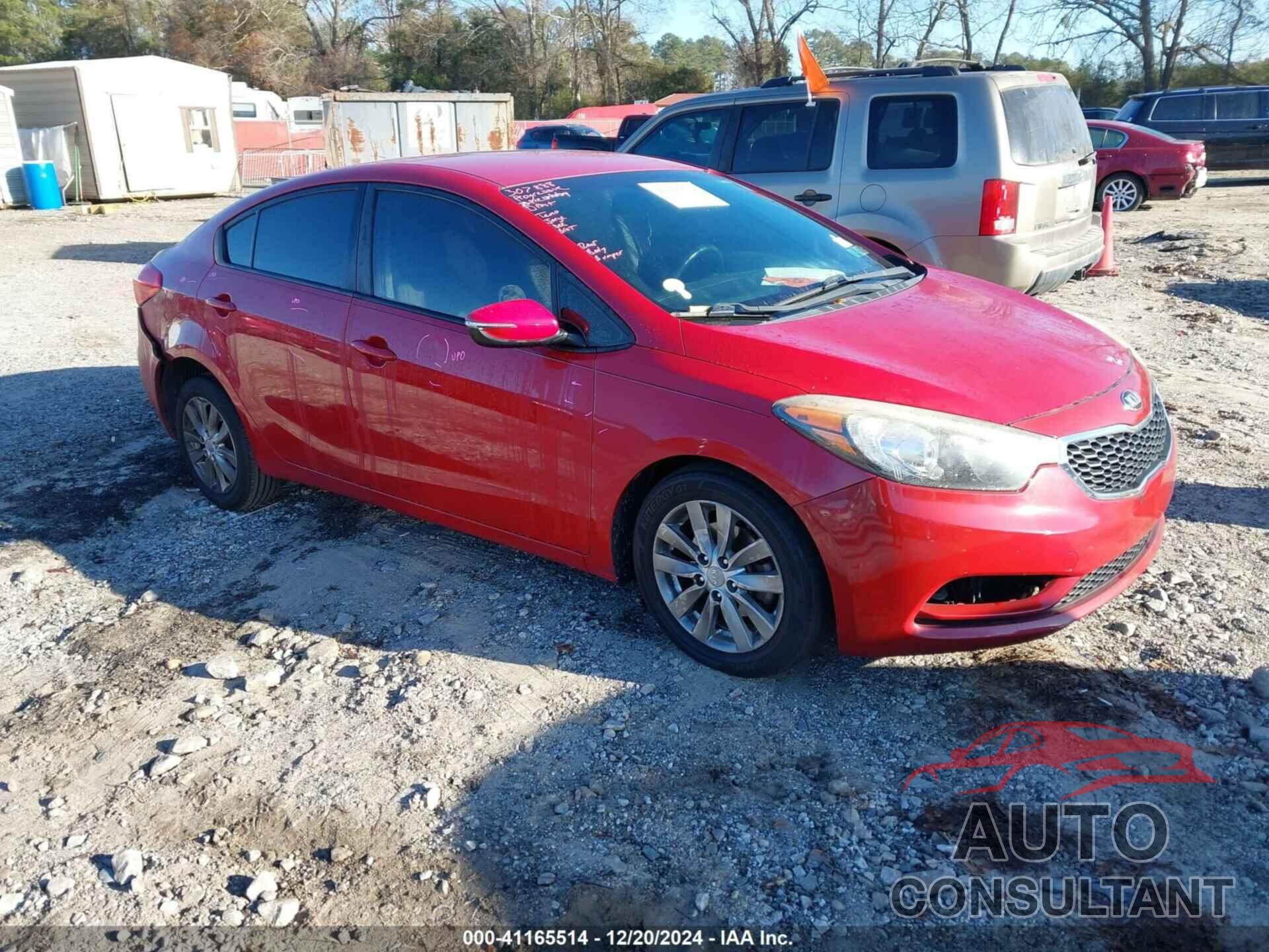 KIA FORTE 2014 - KNAFX4A60E5235179