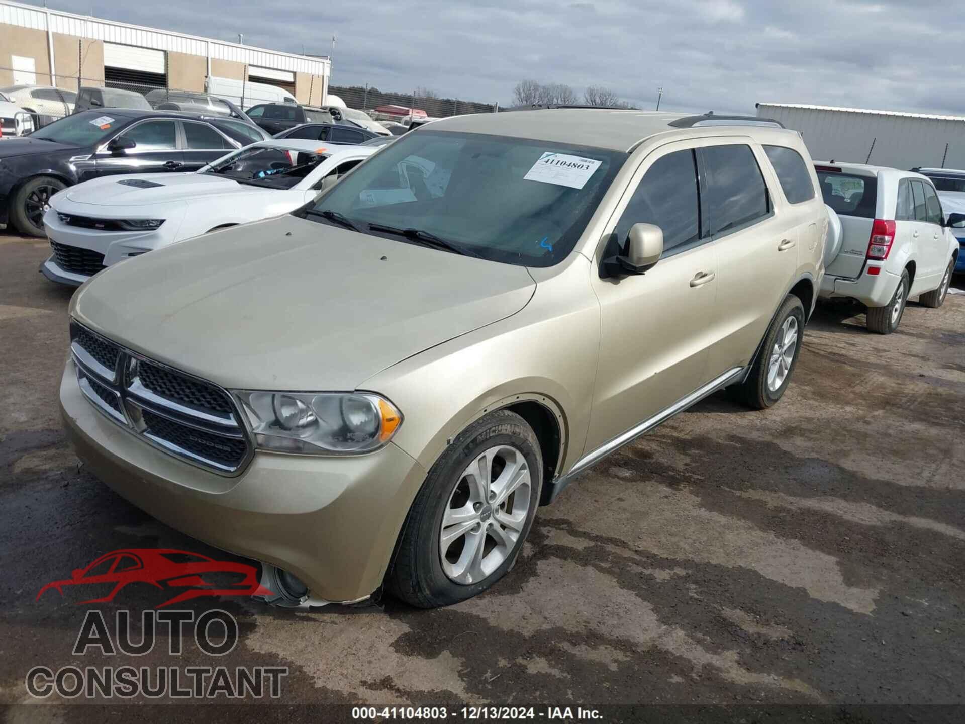 DODGE DURANGO 2011 - 1D4RD2GG2BC618368