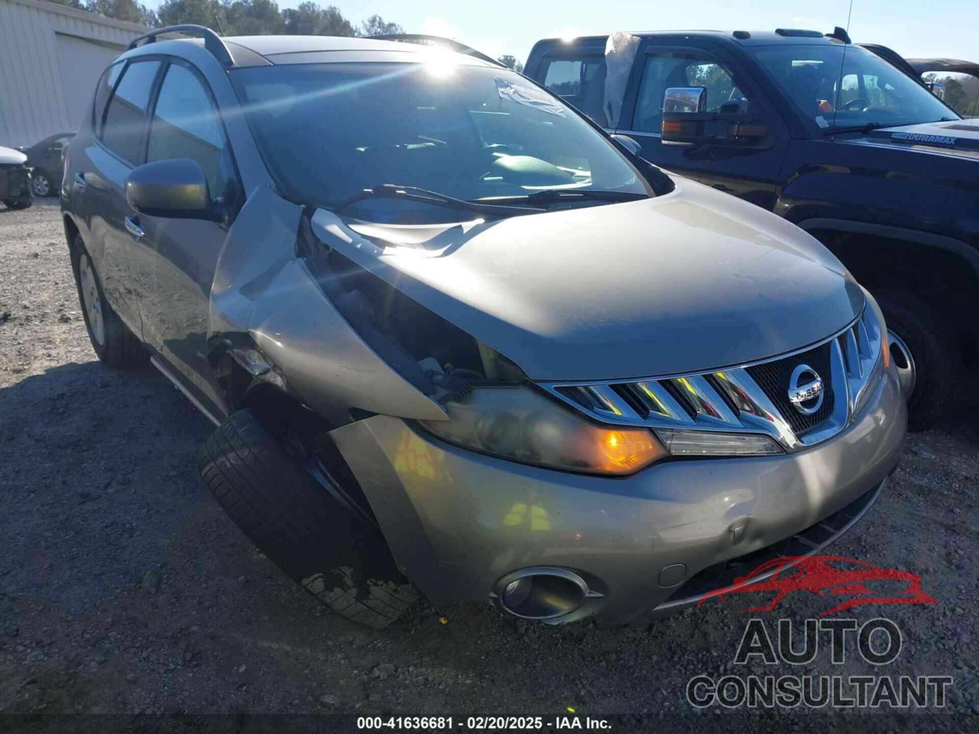 NISSAN MURANO 2010 - JN8AZ1MU7AW004708