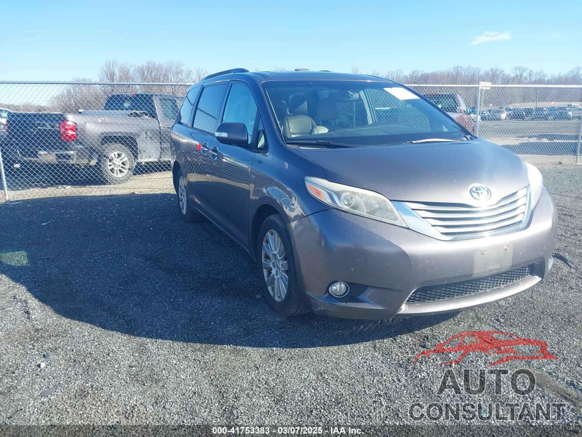 TOYOTA SIENNA 2016 - 5TDDK3DC9GS140380