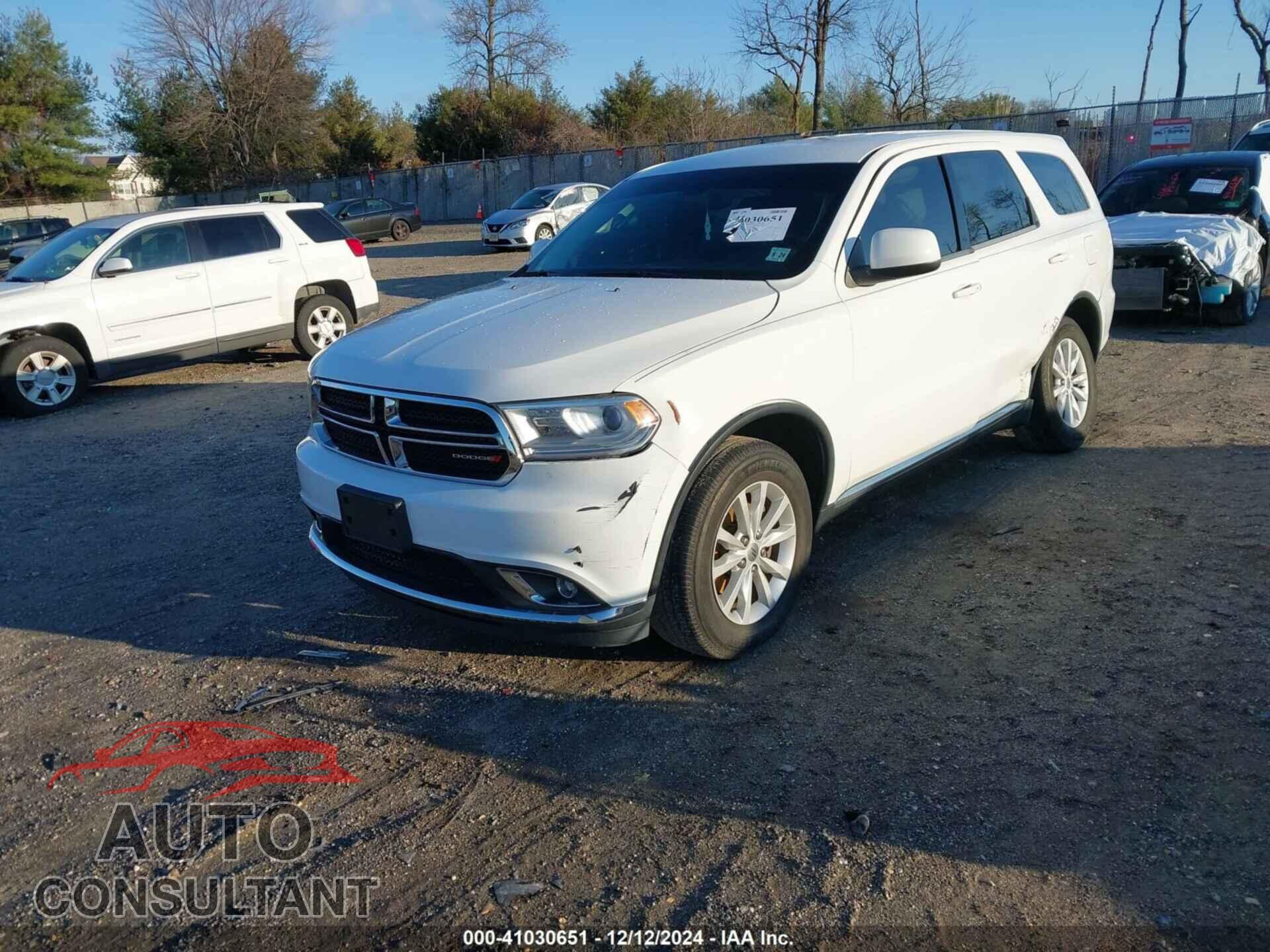 DODGE DURANGO 2019 - 1C4RDJAG2KC599546
