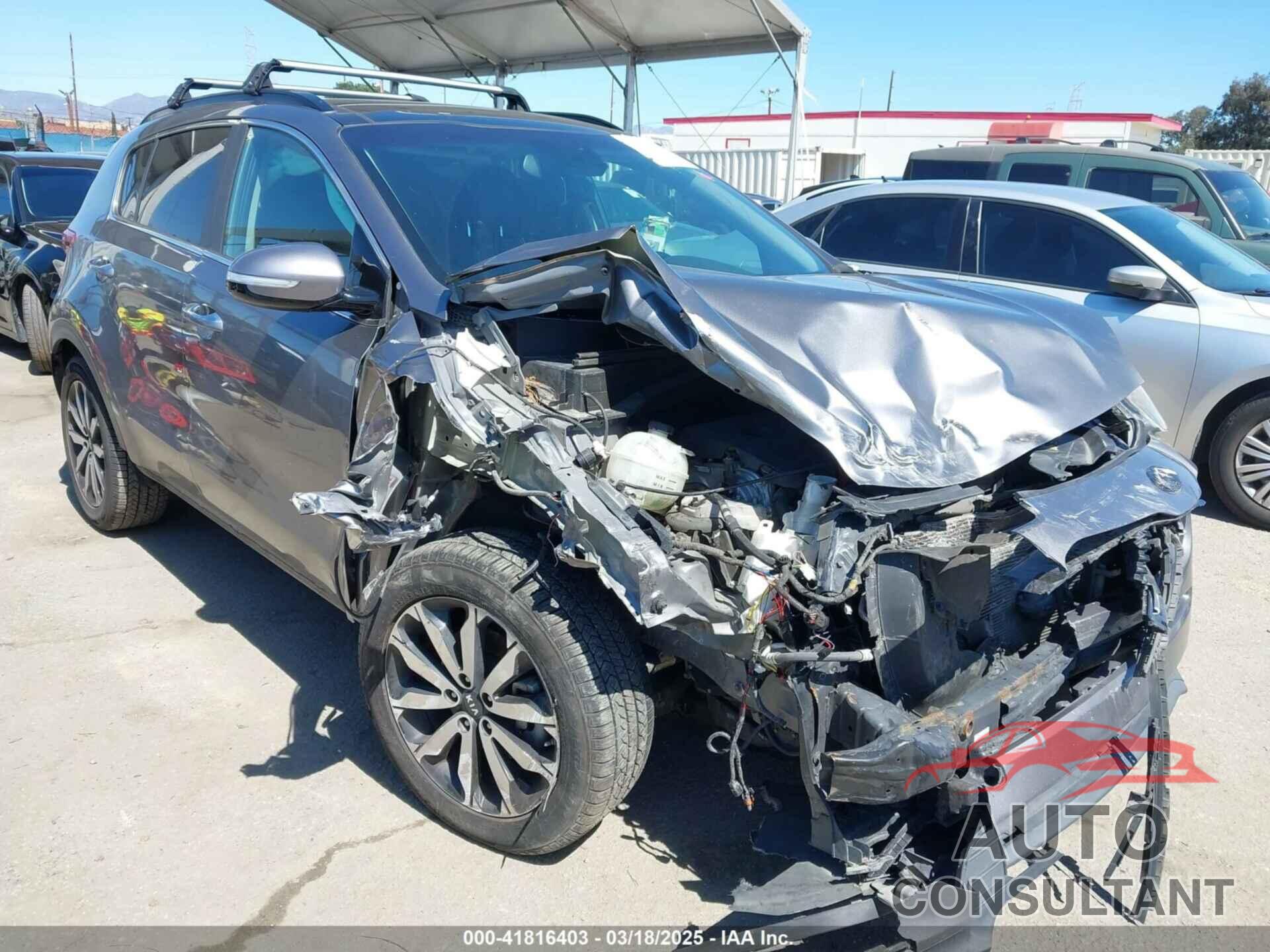 KIA SPORTAGE 2019 - KNDPN3AC9K7560393