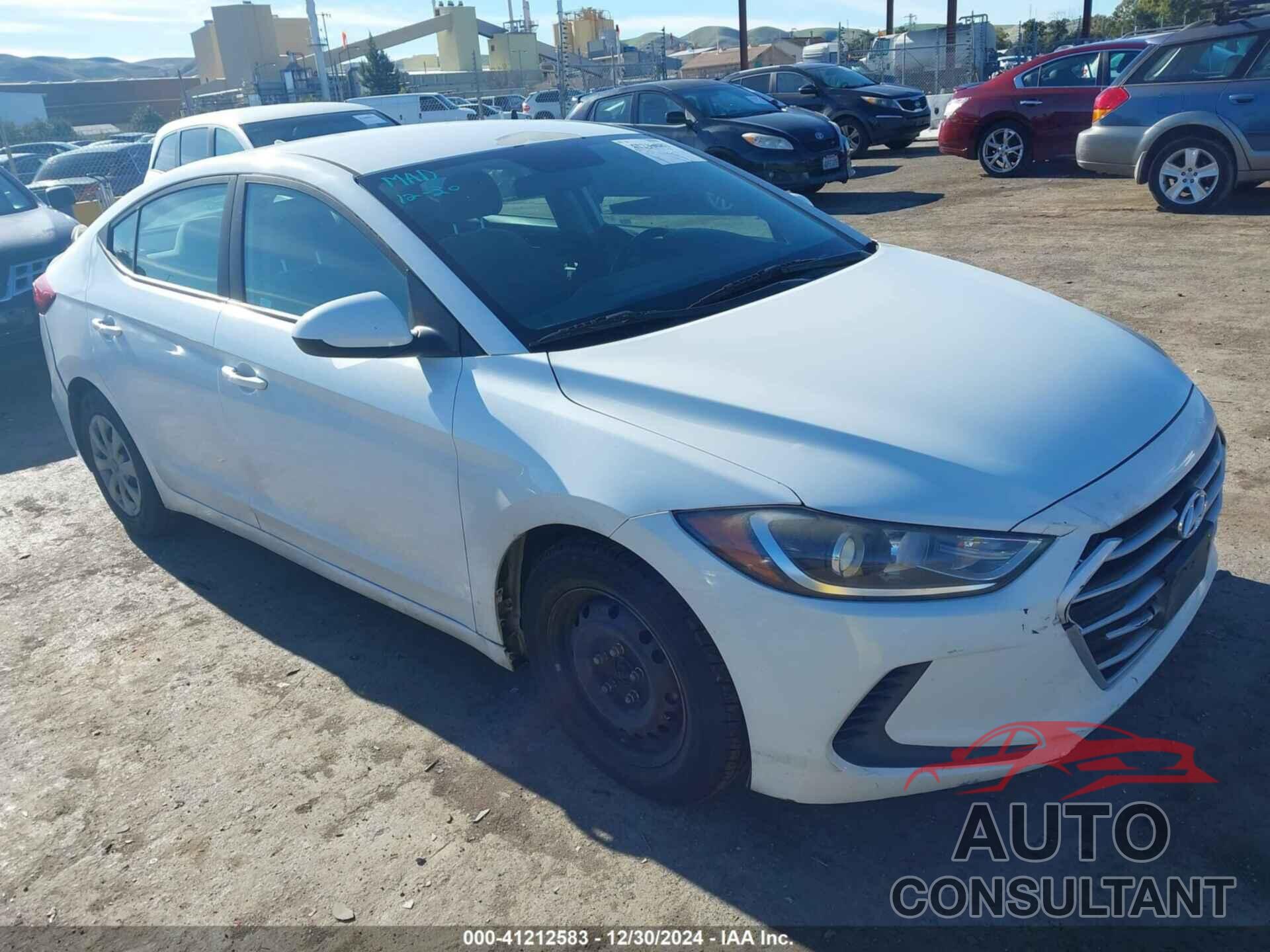 HYUNDAI ELANTRA 2017 - 5NPD74LF9HH062788