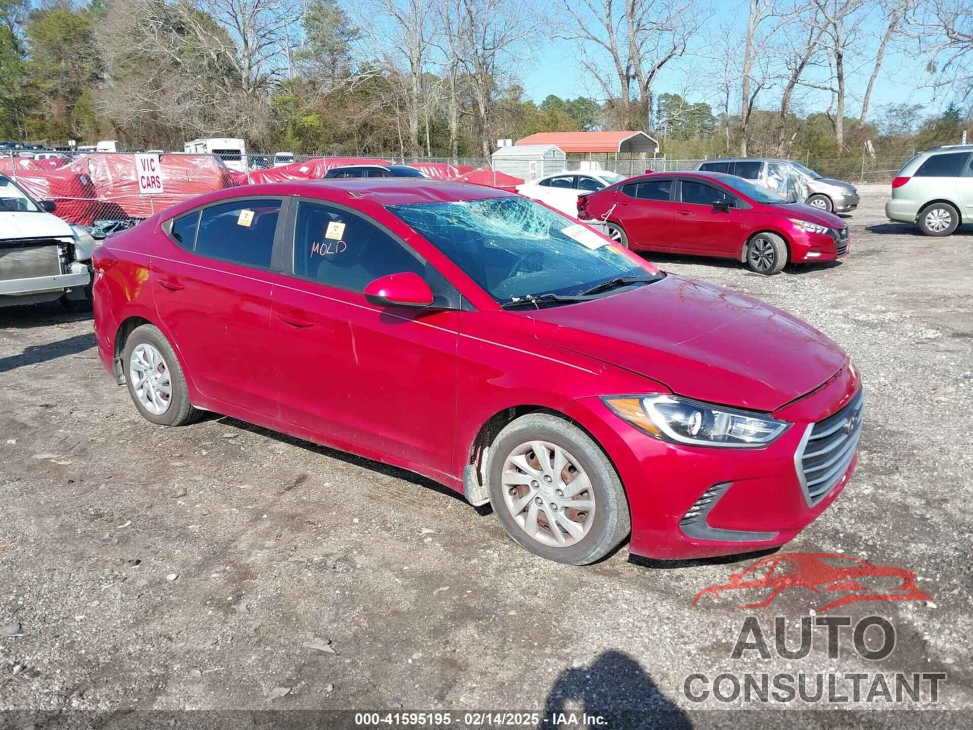 HYUNDAI ELANTRA 2017 - KMHD74LF9HU367547