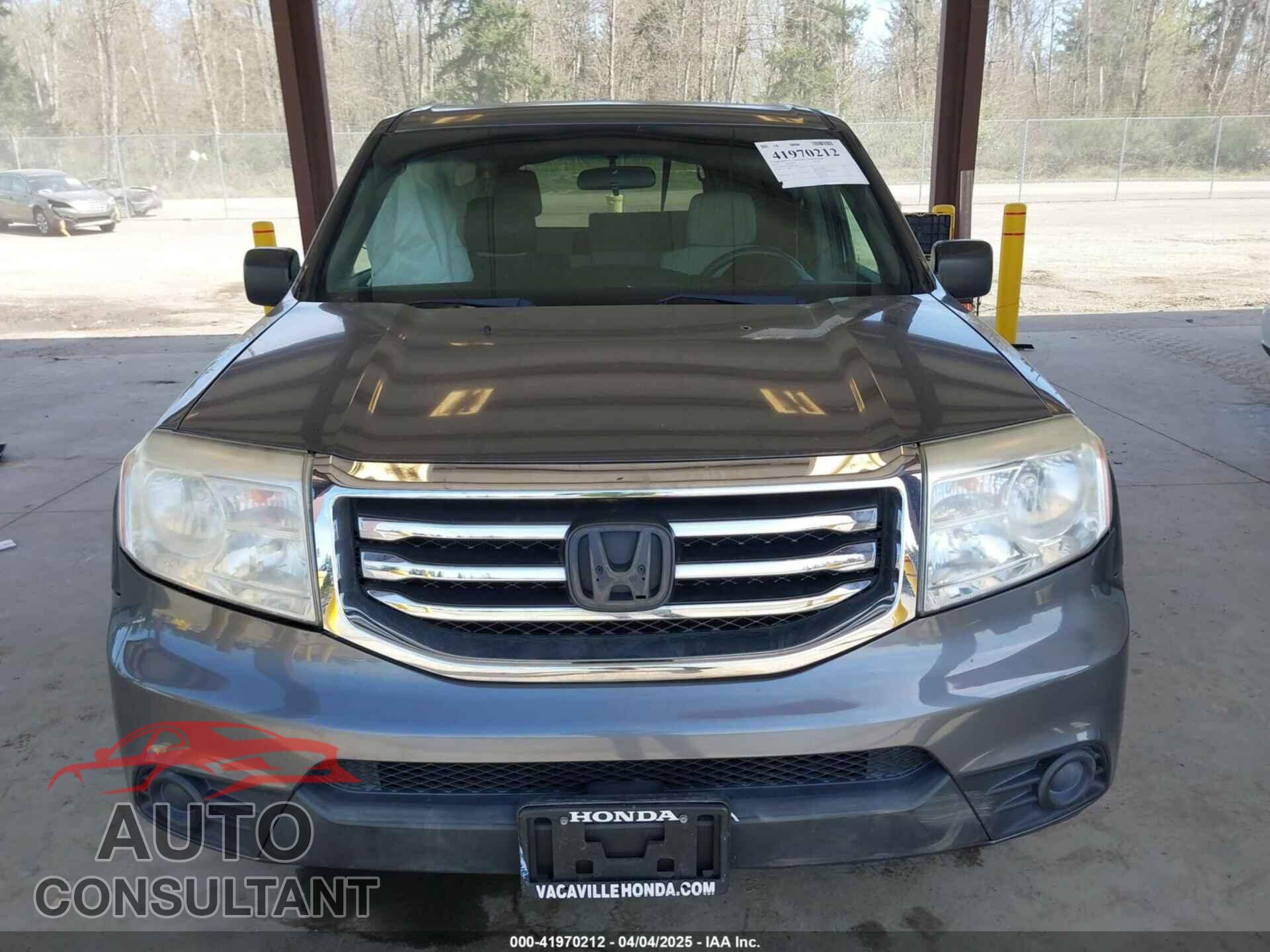 HONDA PILOT 2012 - 5FNYF3H23CB005207