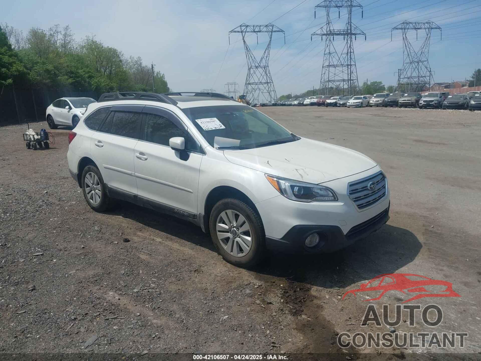 SUBARU OUTBACK 2016 - 4S4BSADC1G3202007