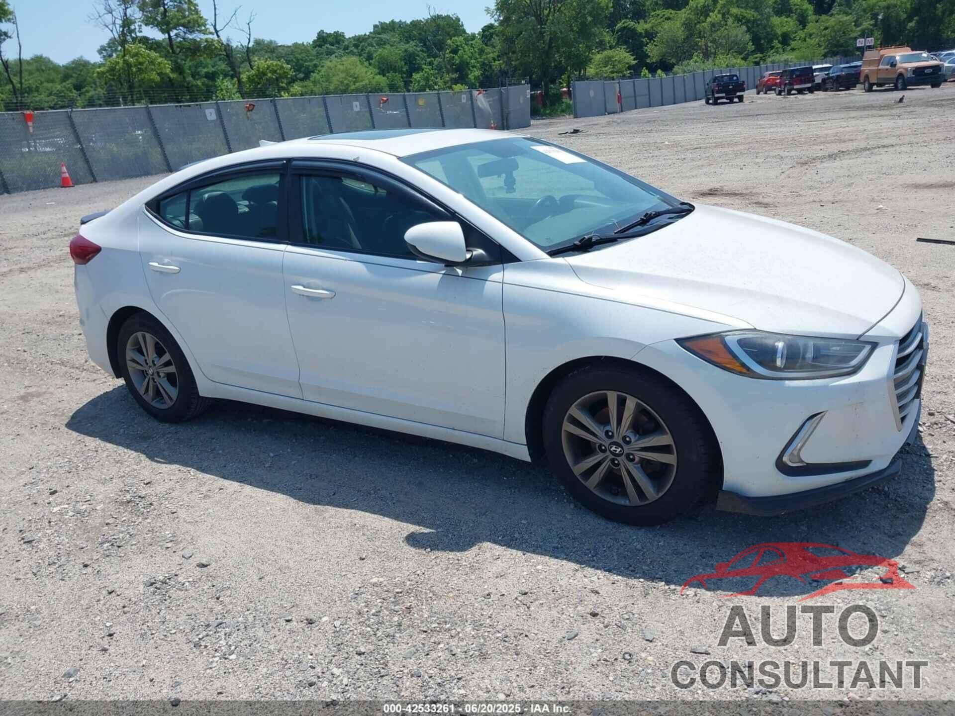 HYUNDAI ELANTRA 2017 - 5NPD84LF4HH076949