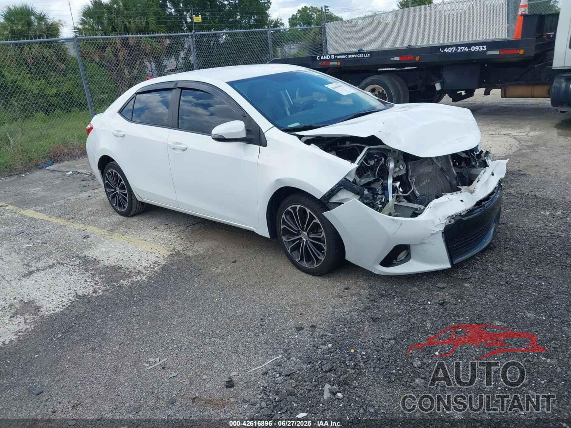 TOYOTA COROLLA 2014 - 5YFBURHE4EP134072