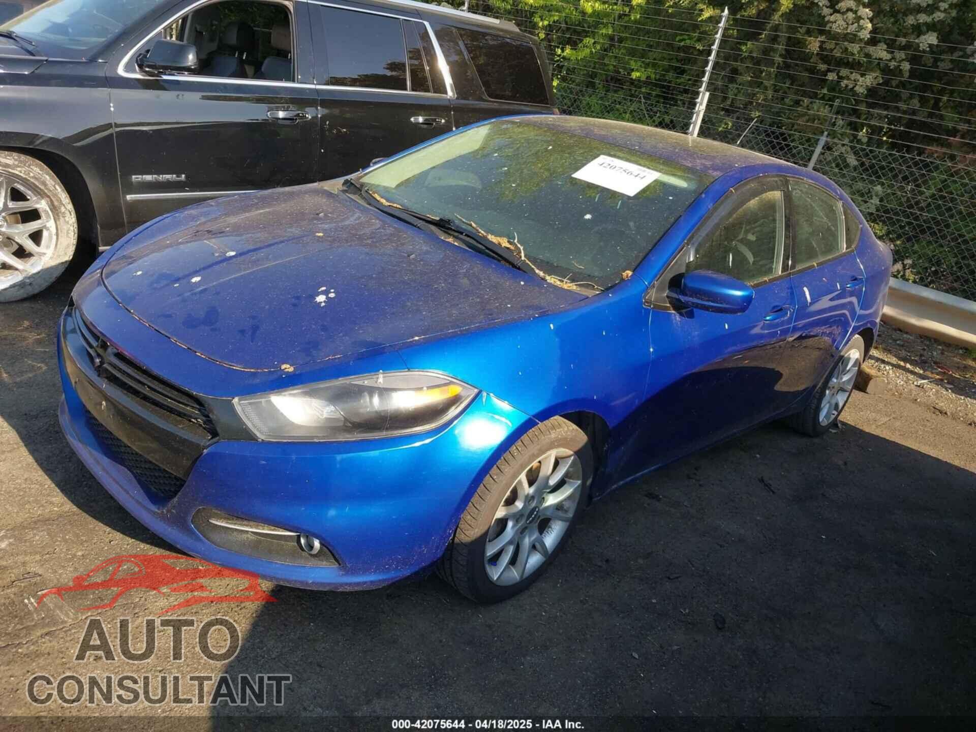 DODGE DART 2013 - 1C3CDFBA7DD323149